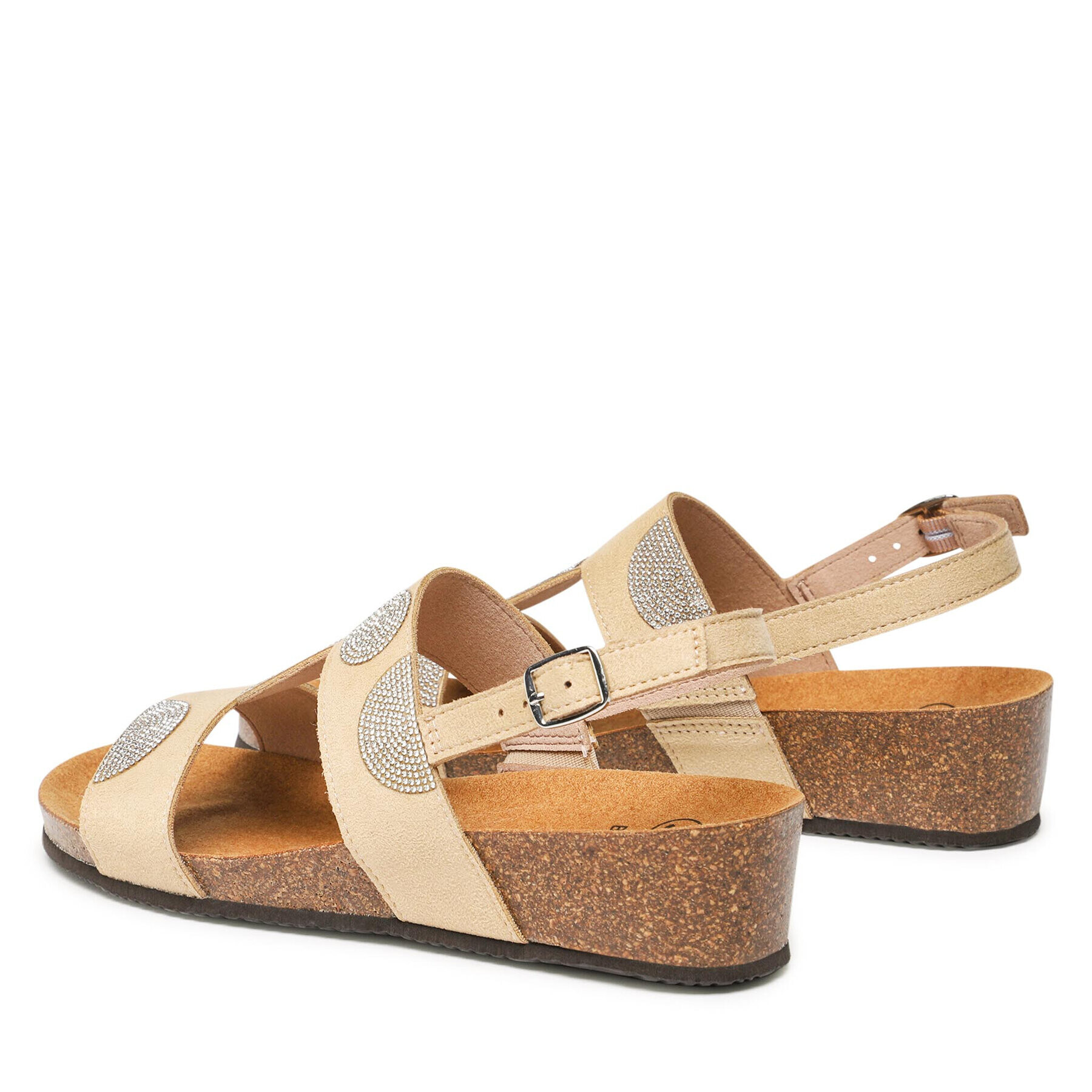 Scholl Сандали F29876 Dubai Sandal 1002 Бежов - Pepit.bg