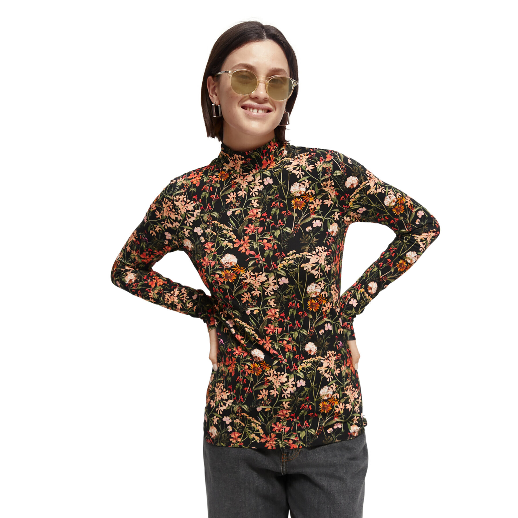 Scotch & Soda Блуза 168849 Цветен Slim Fit - Pepit.bg
