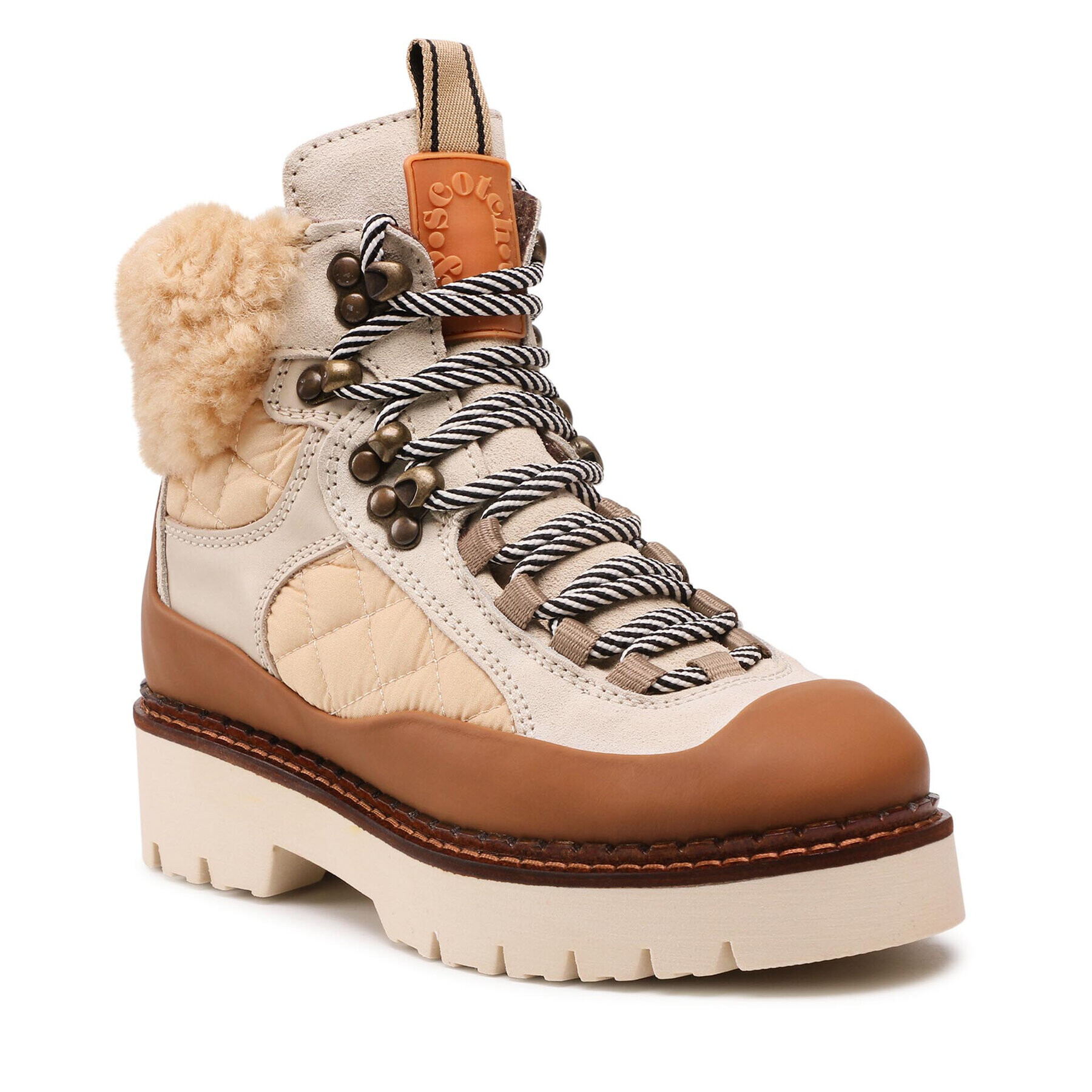 Scotch & Soda Боти Olivine 23743496 Бежов - Pepit.bg