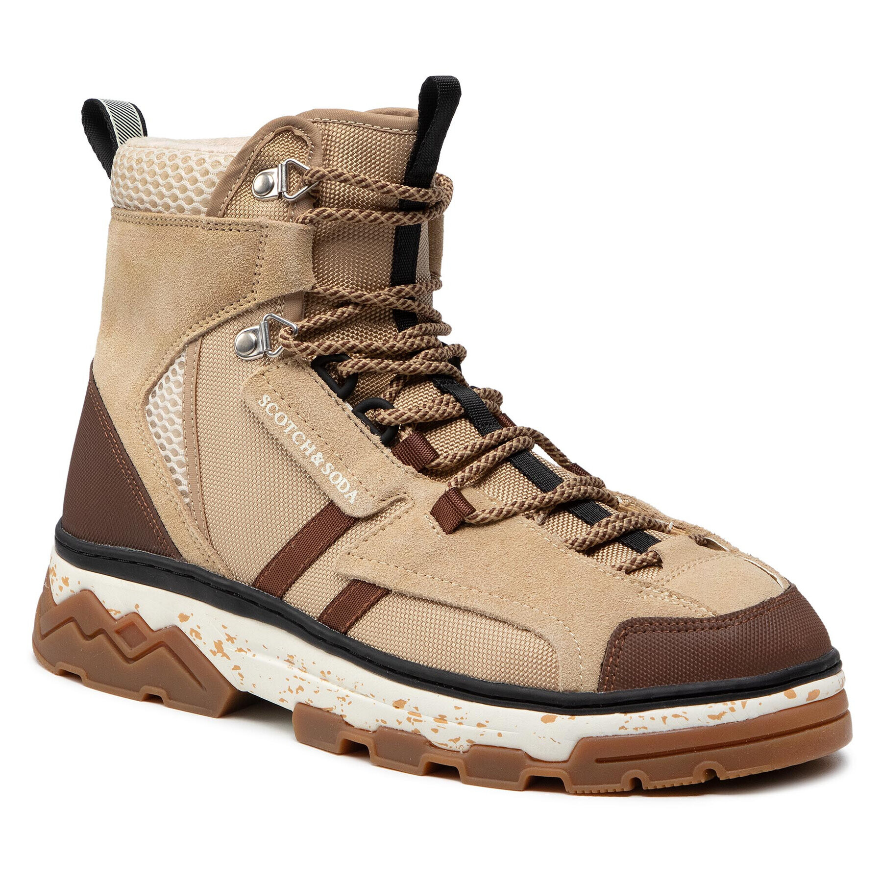 Scotch & Soda Ботуши Abbasi 23843366 Кафяв - Pepit.bg