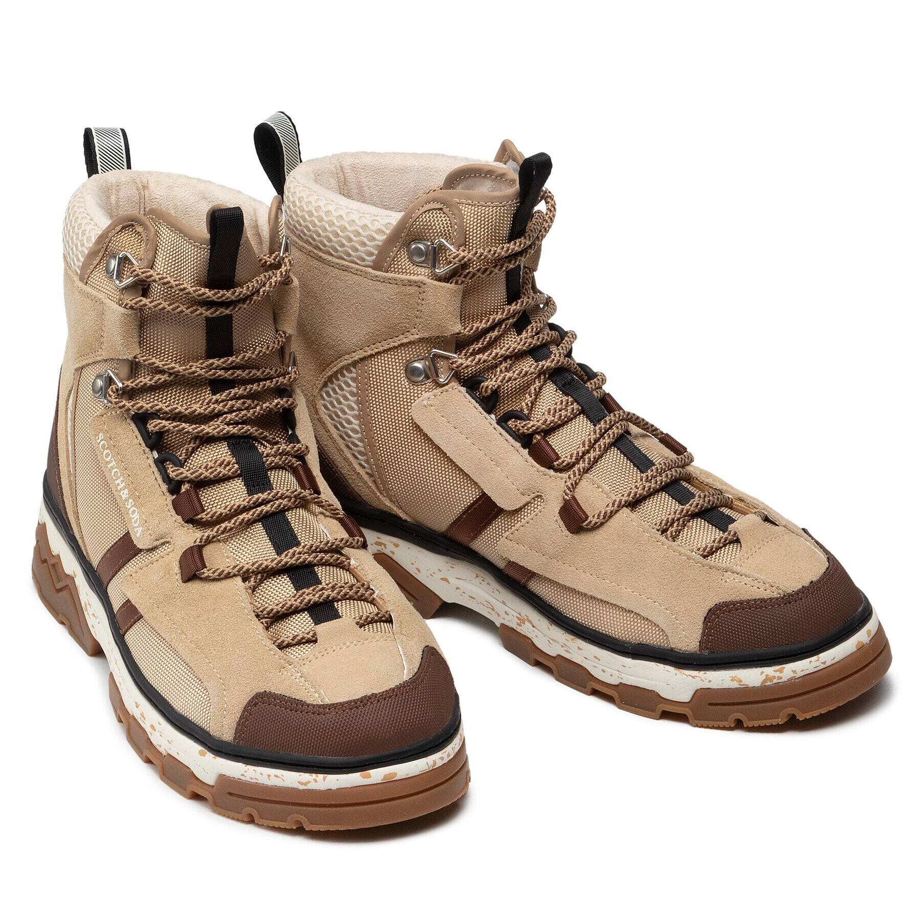 Scotch & Soda Ботуши Abbasi 23843366 Кафяв - Pepit.bg