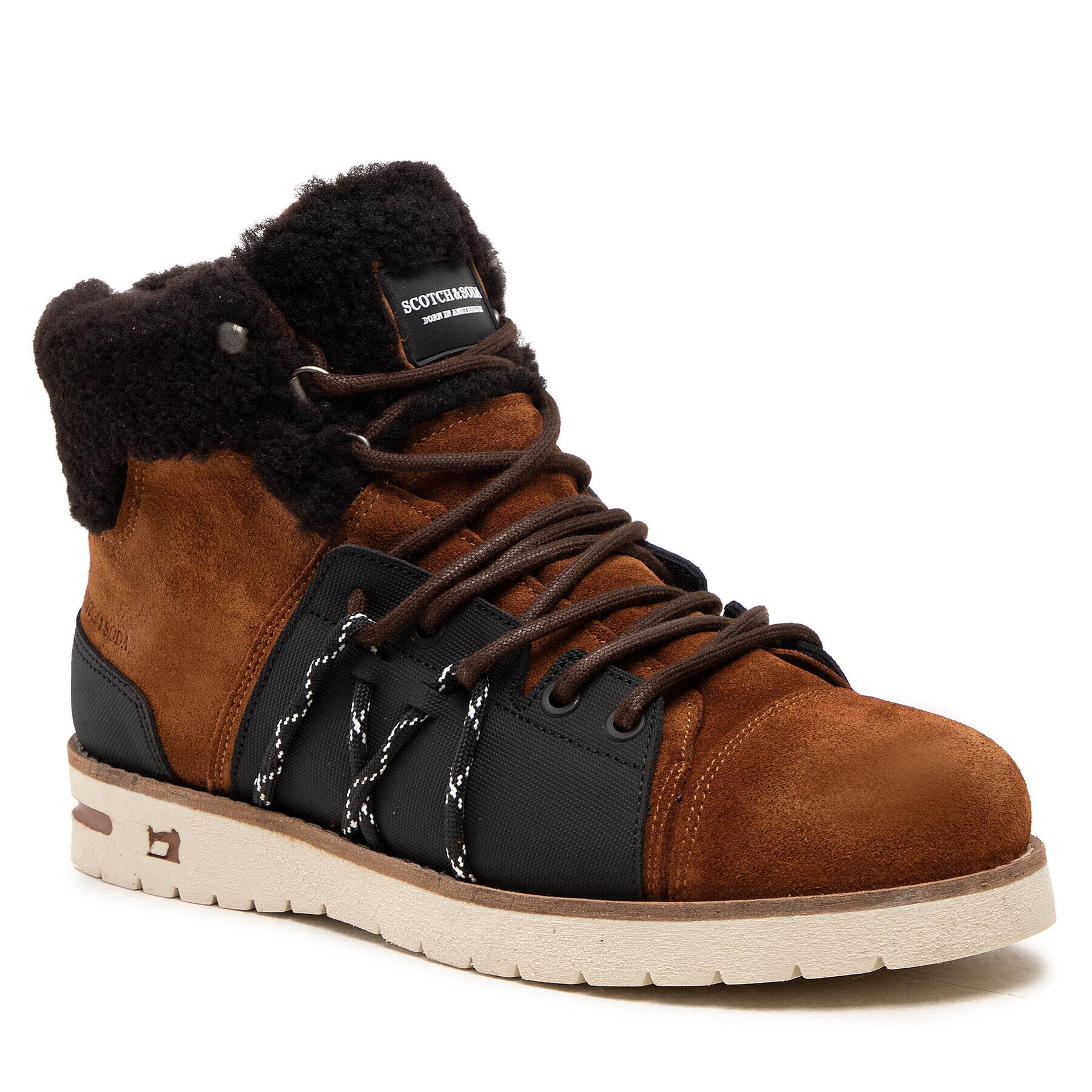 Scotch & Soda Ботуши Levant 23843380 Кафяв - Pepit.bg