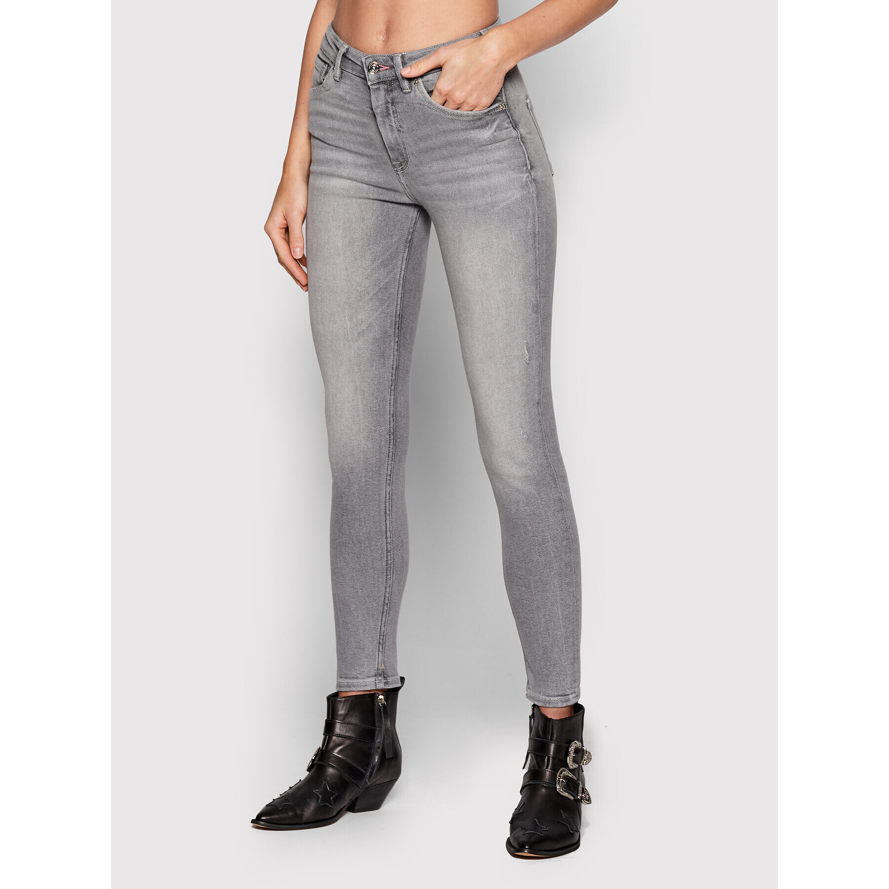Scotch & Soda Дънки 167038 Сив Skinny Fit - Pepit.bg