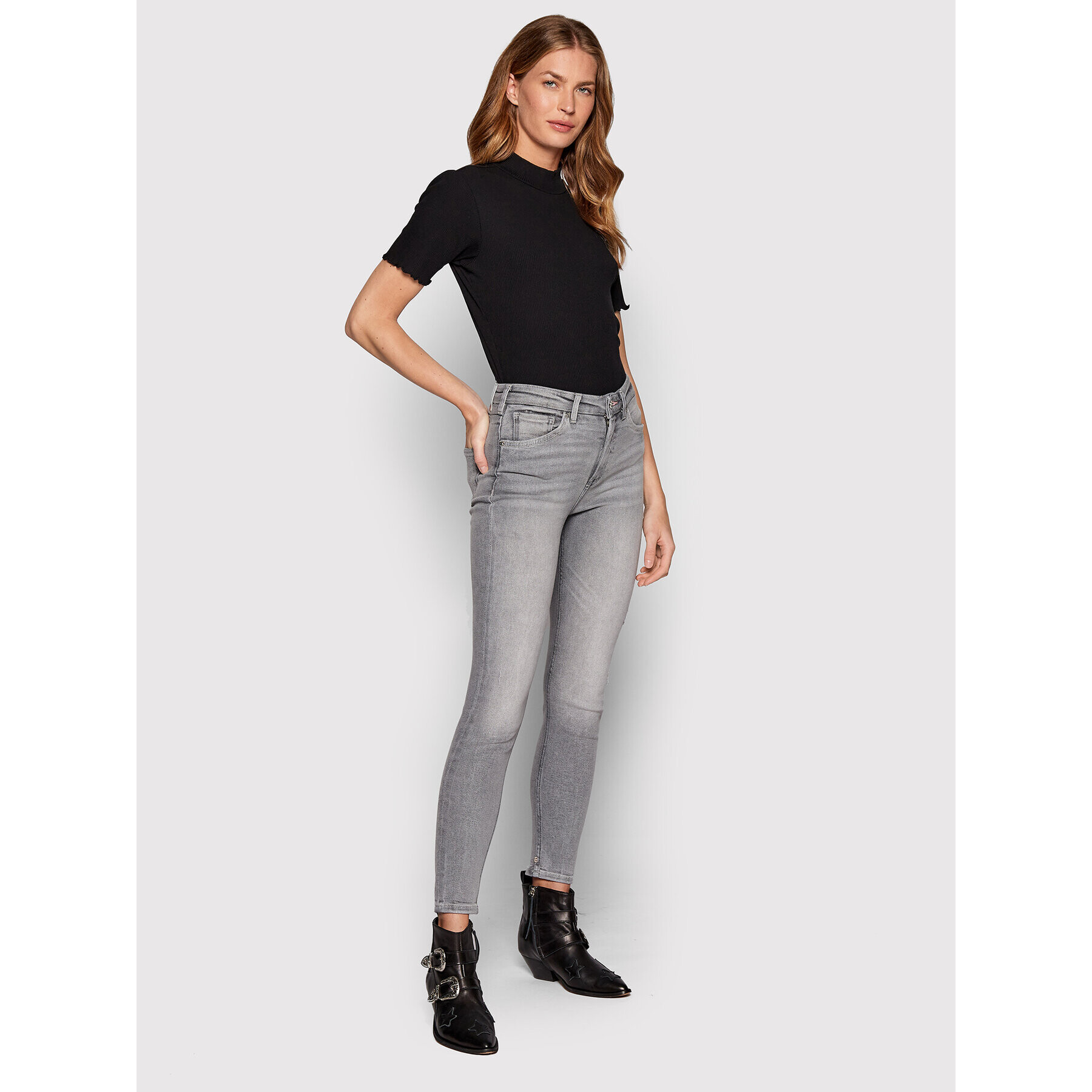 Scotch & Soda Дънки 167038 Сив Skinny Fit - Pepit.bg