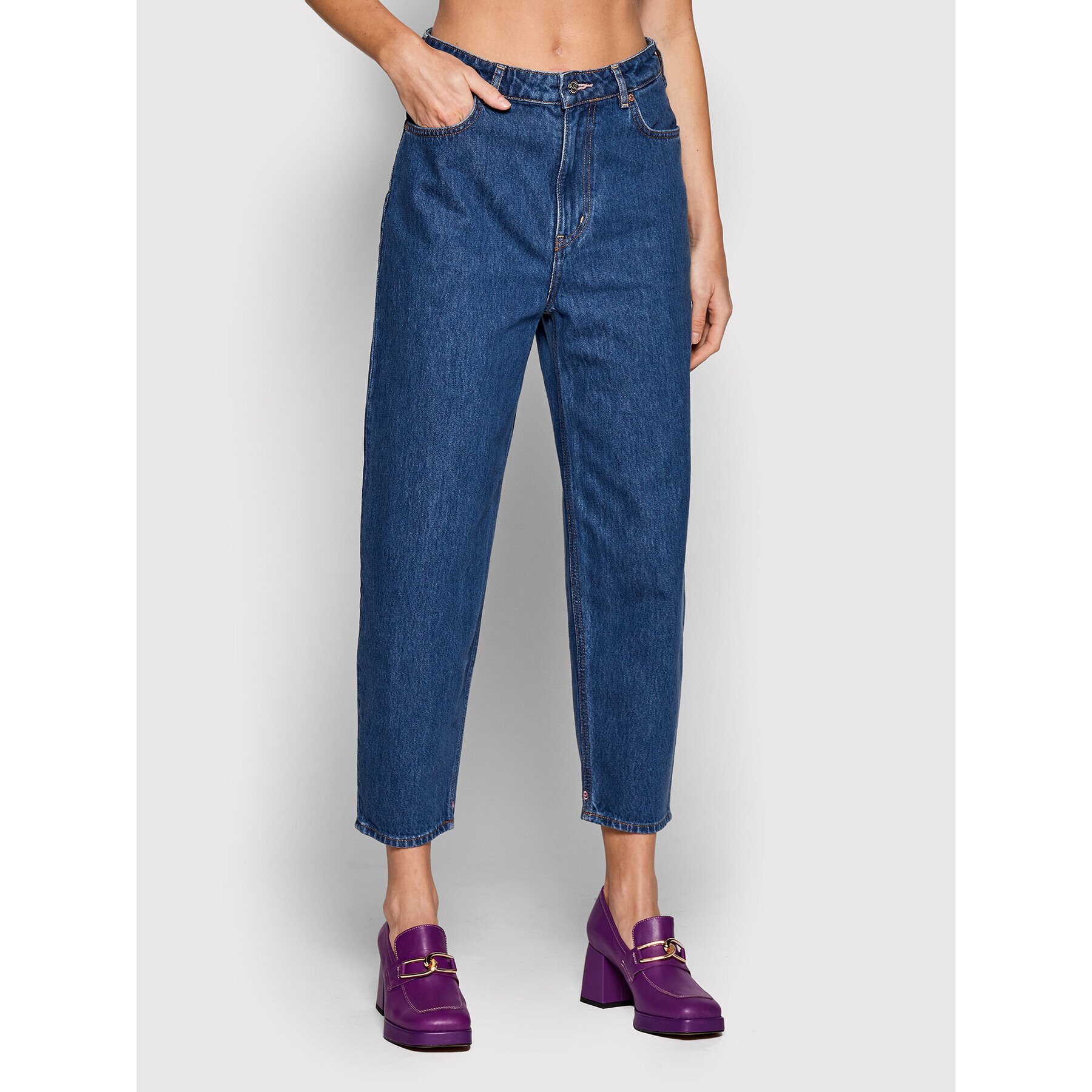 Scotch & Soda Дънки 167280 Тъмносин Balloon Fit - Pepit.bg