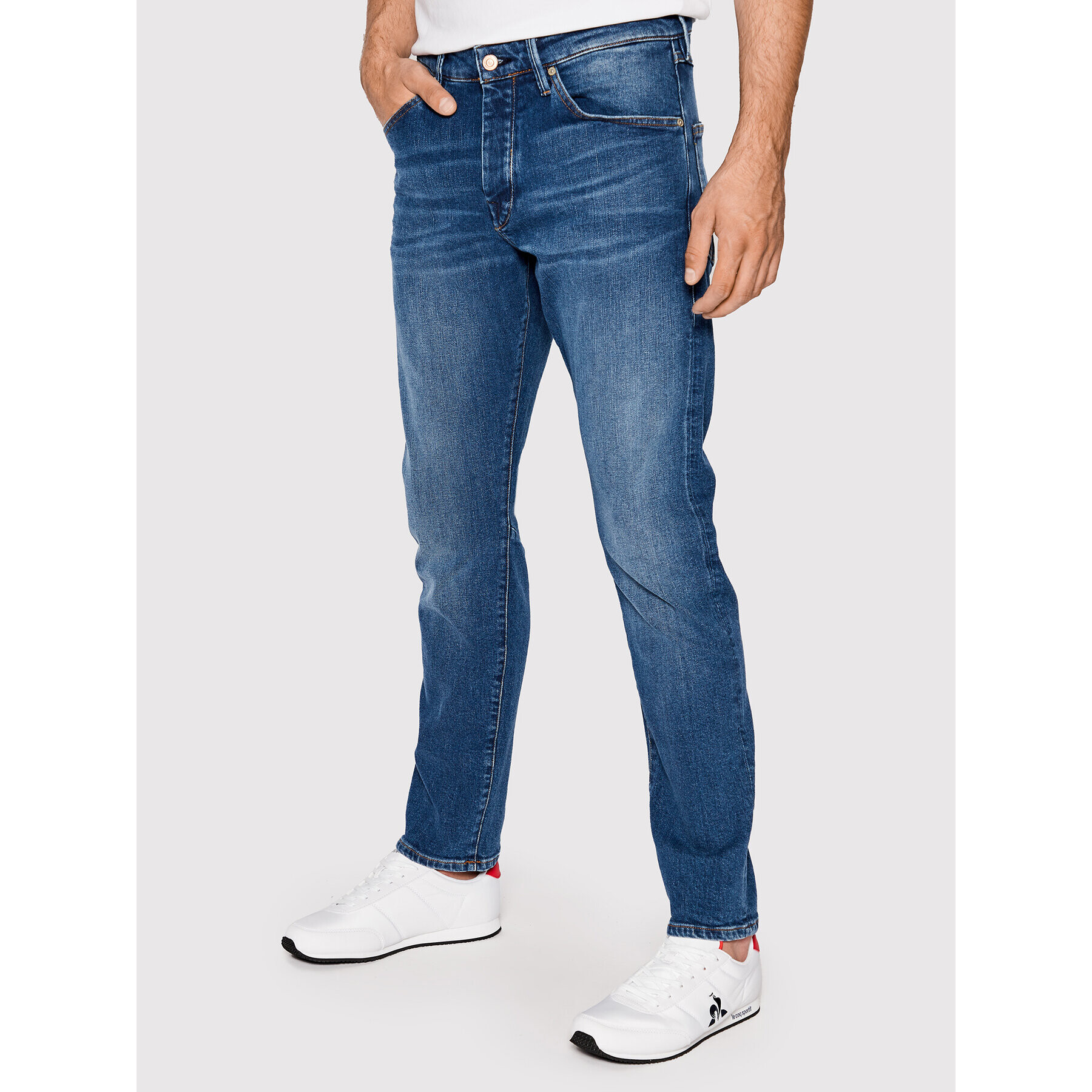 Scotch & Soda Дънки 168419 Син Slim Tapered Fit - Pepit.bg