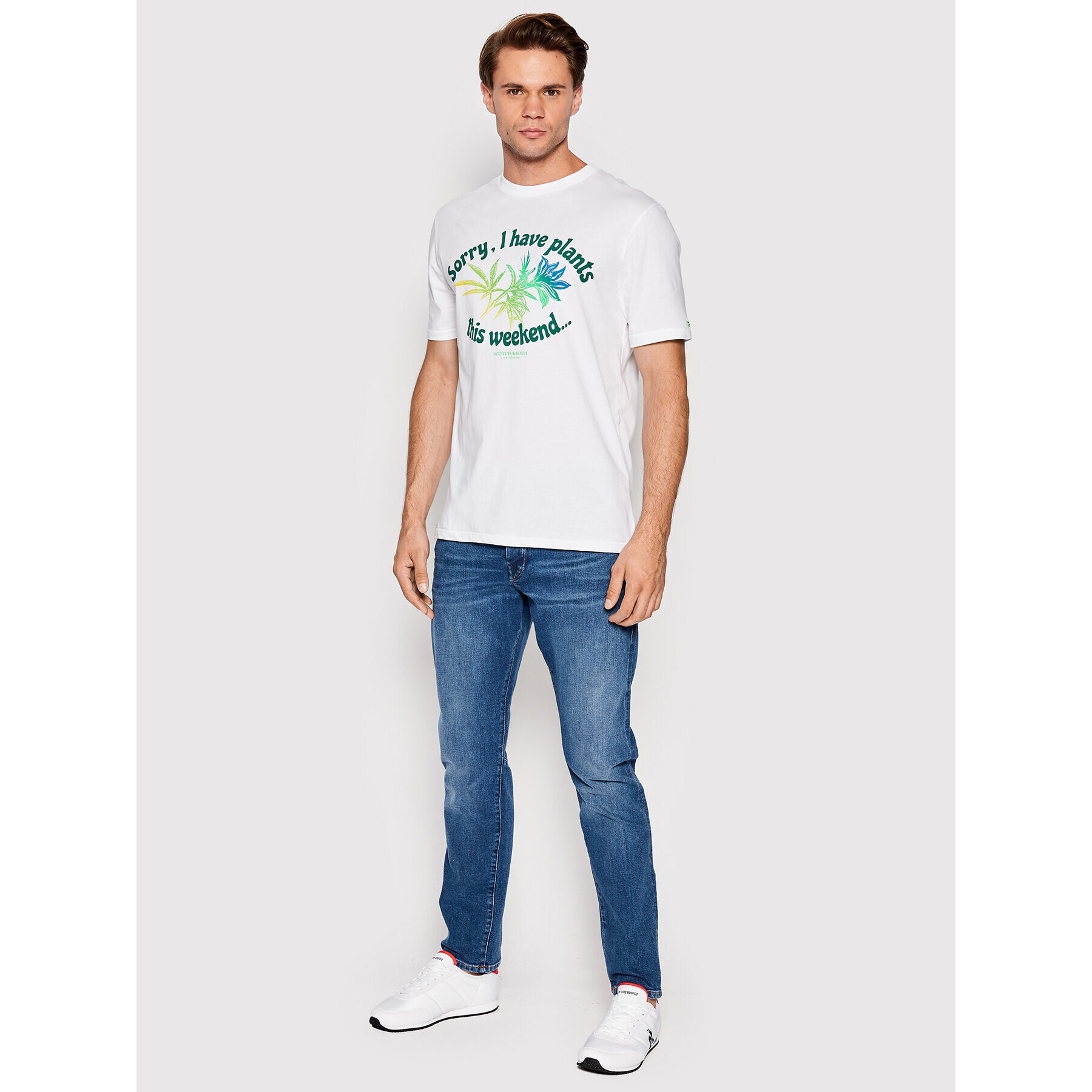 Scotch & Soda Дънки 168419 Син Slim Tapered Fit - Pepit.bg