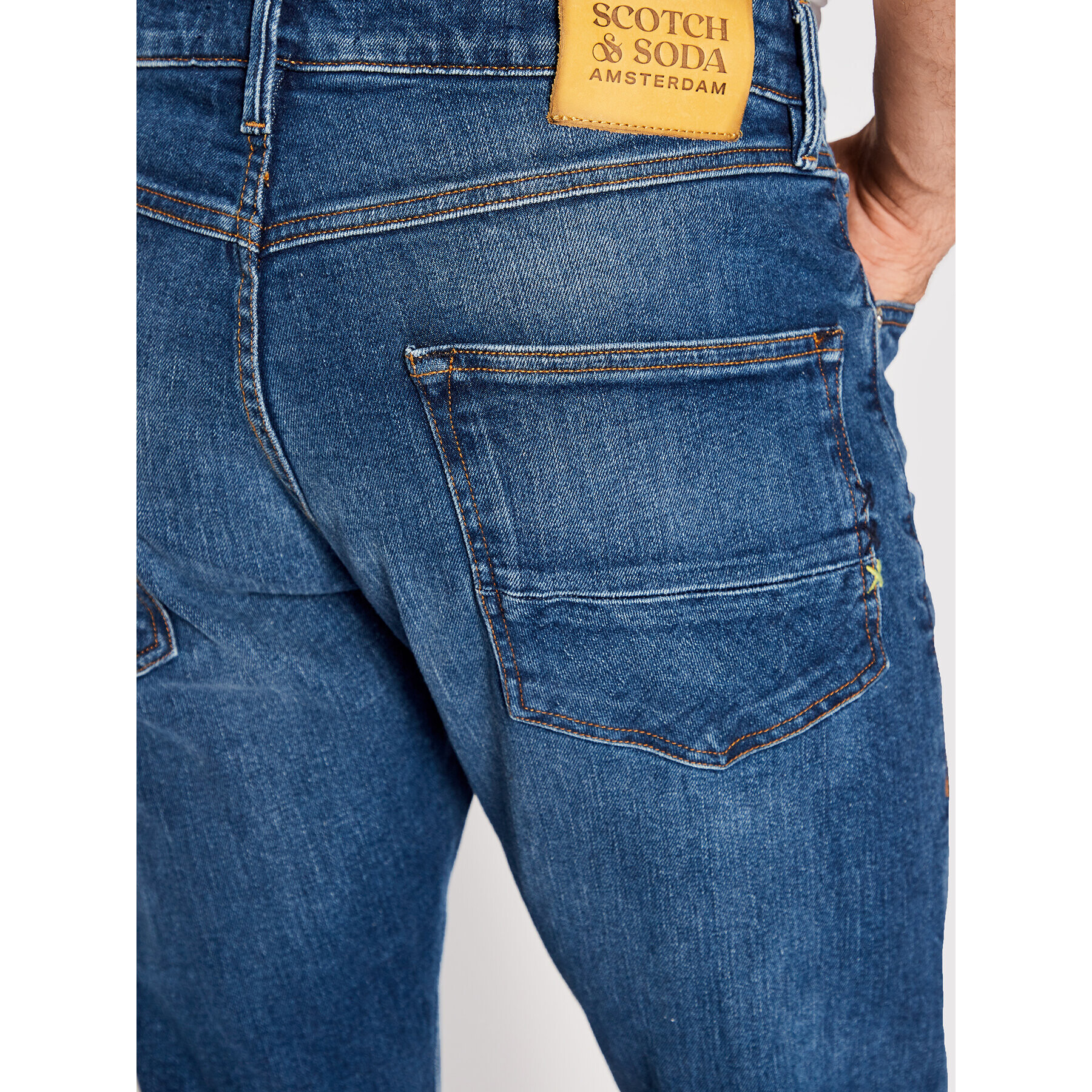 Scotch & Soda Дънки 168419 Син Slim Tapered Fit - Pepit.bg