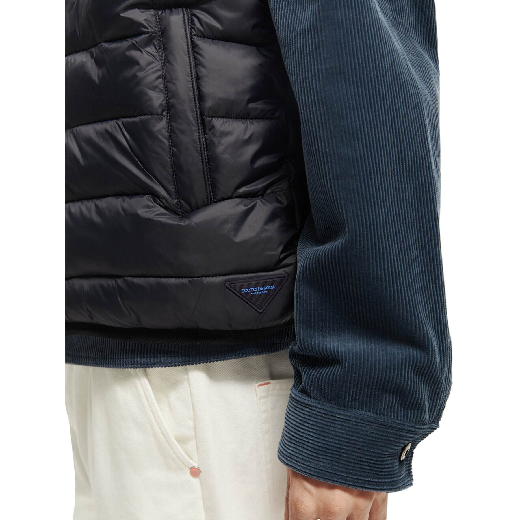 Scotch & Soda Елек 169743 Тъмносин Regular Fit - Pepit.bg