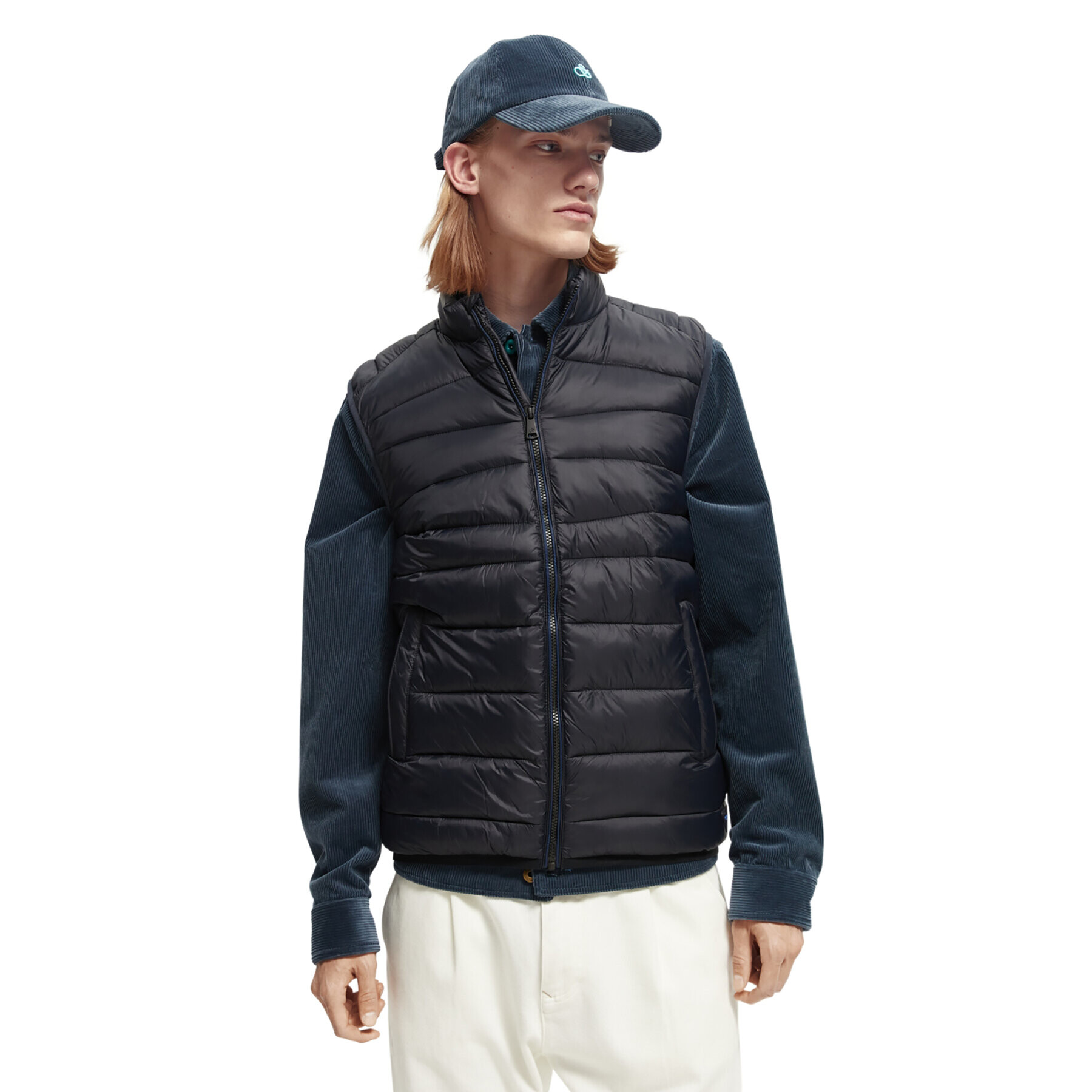 Scotch & Soda Елек 169743 Тъмносин Regular Fit - Pepit.bg