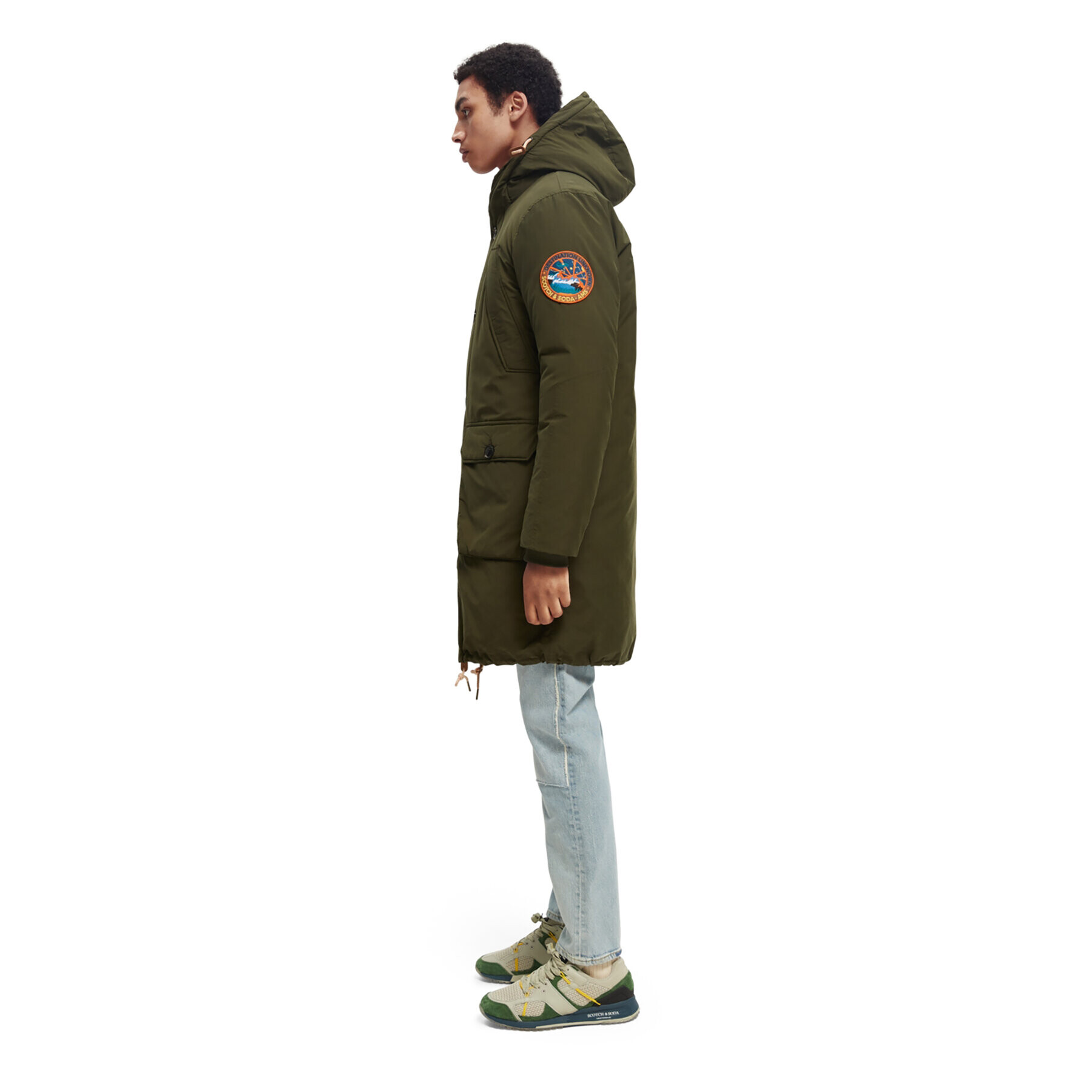 Scotch & Soda Парка 169114 Каки Regular Fit - Pepit.bg