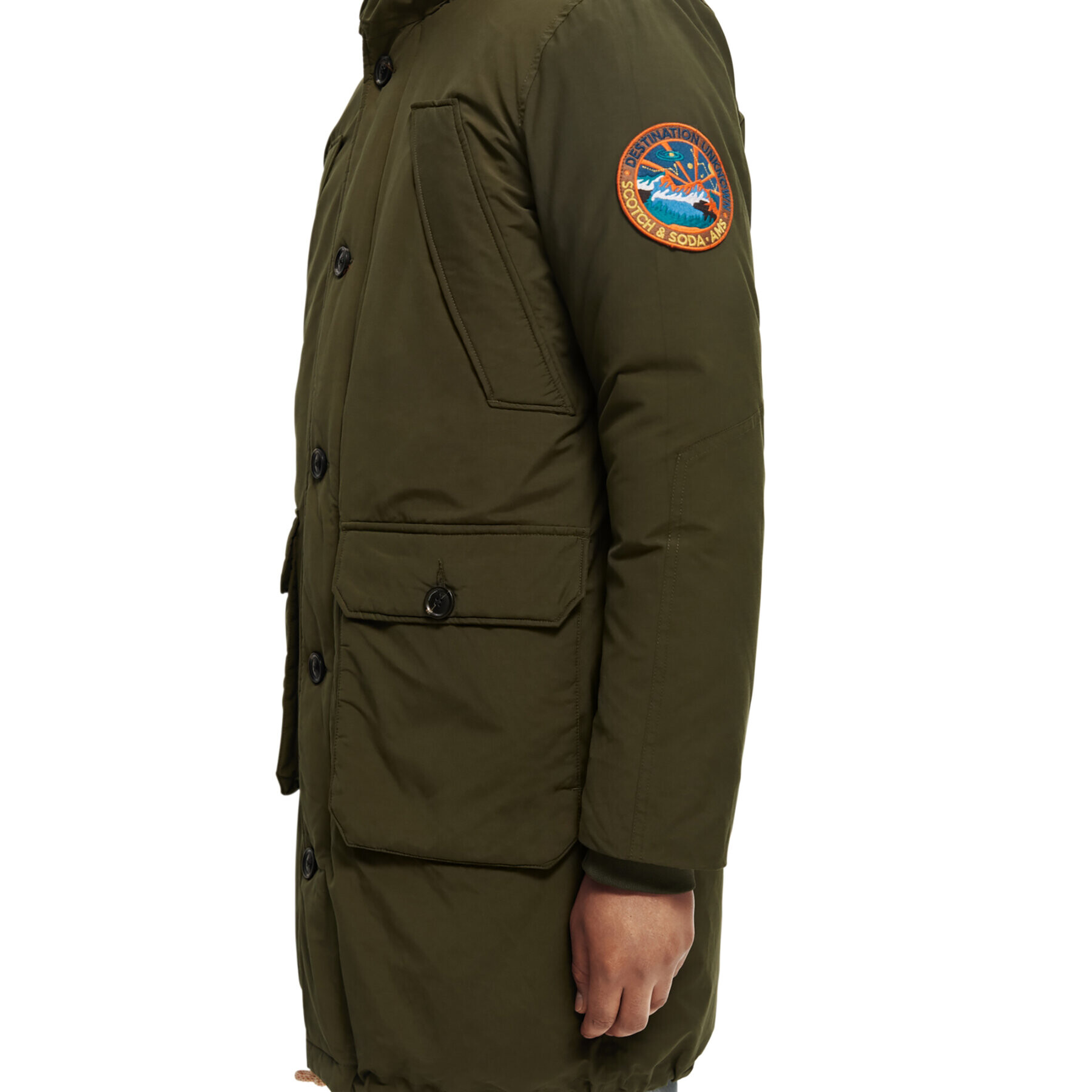Scotch & Soda Парка 169114 Каки Regular Fit - Pepit.bg