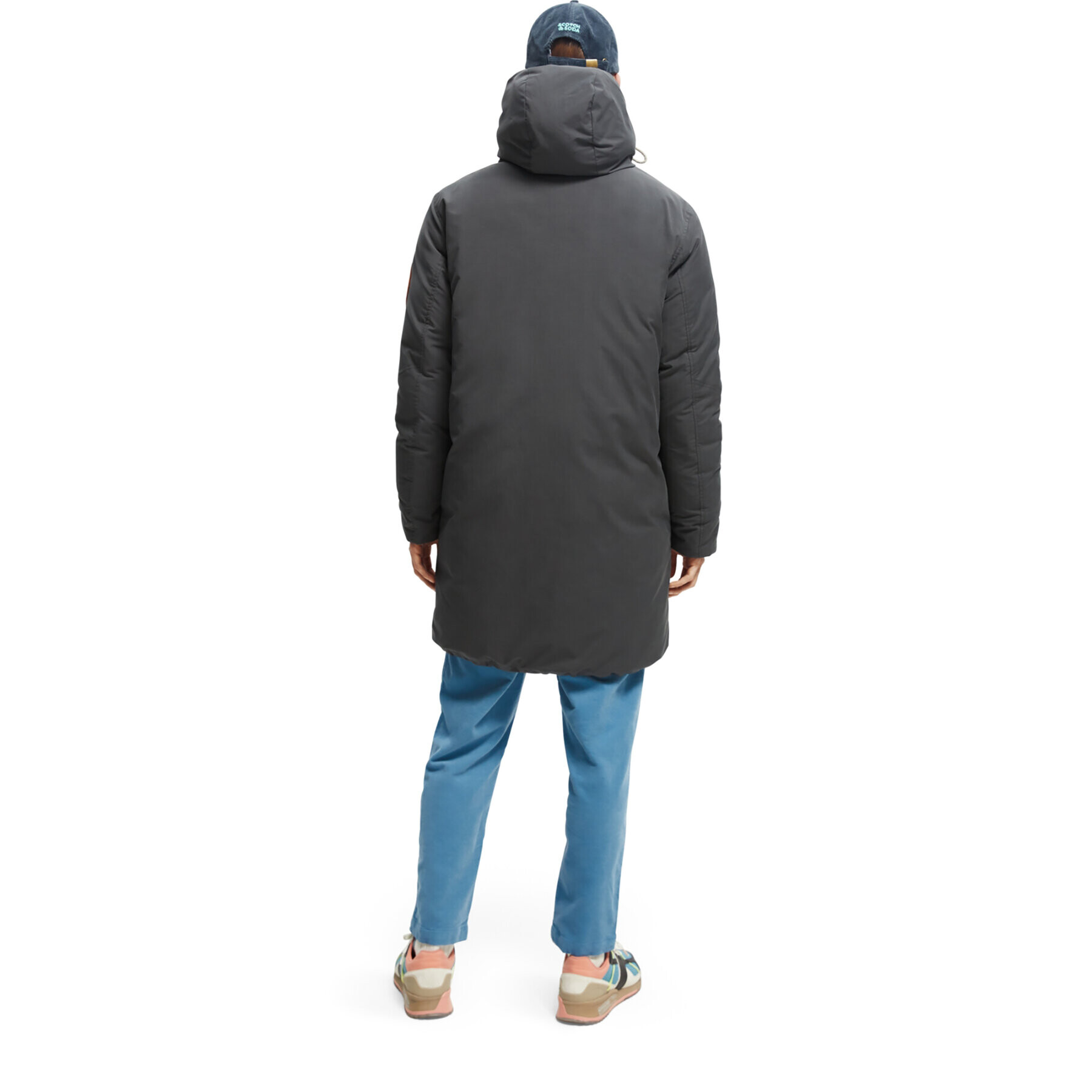 Scotch & Soda Парка 169114 Сив Regular Fit - Pepit.bg