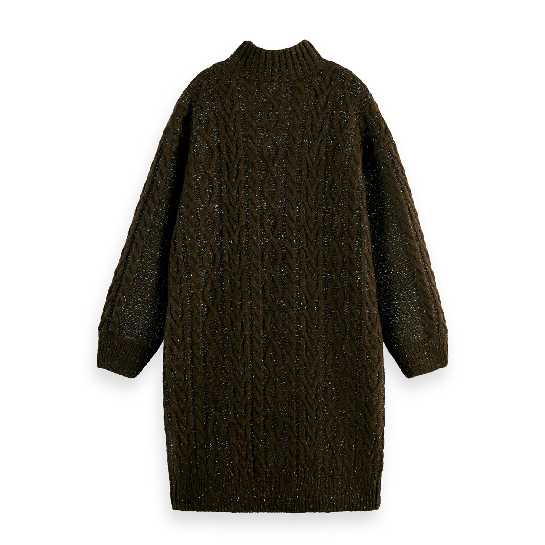 Scotch & Soda Плетена рокля 169560 Зелен Regular Fit - Pepit.bg