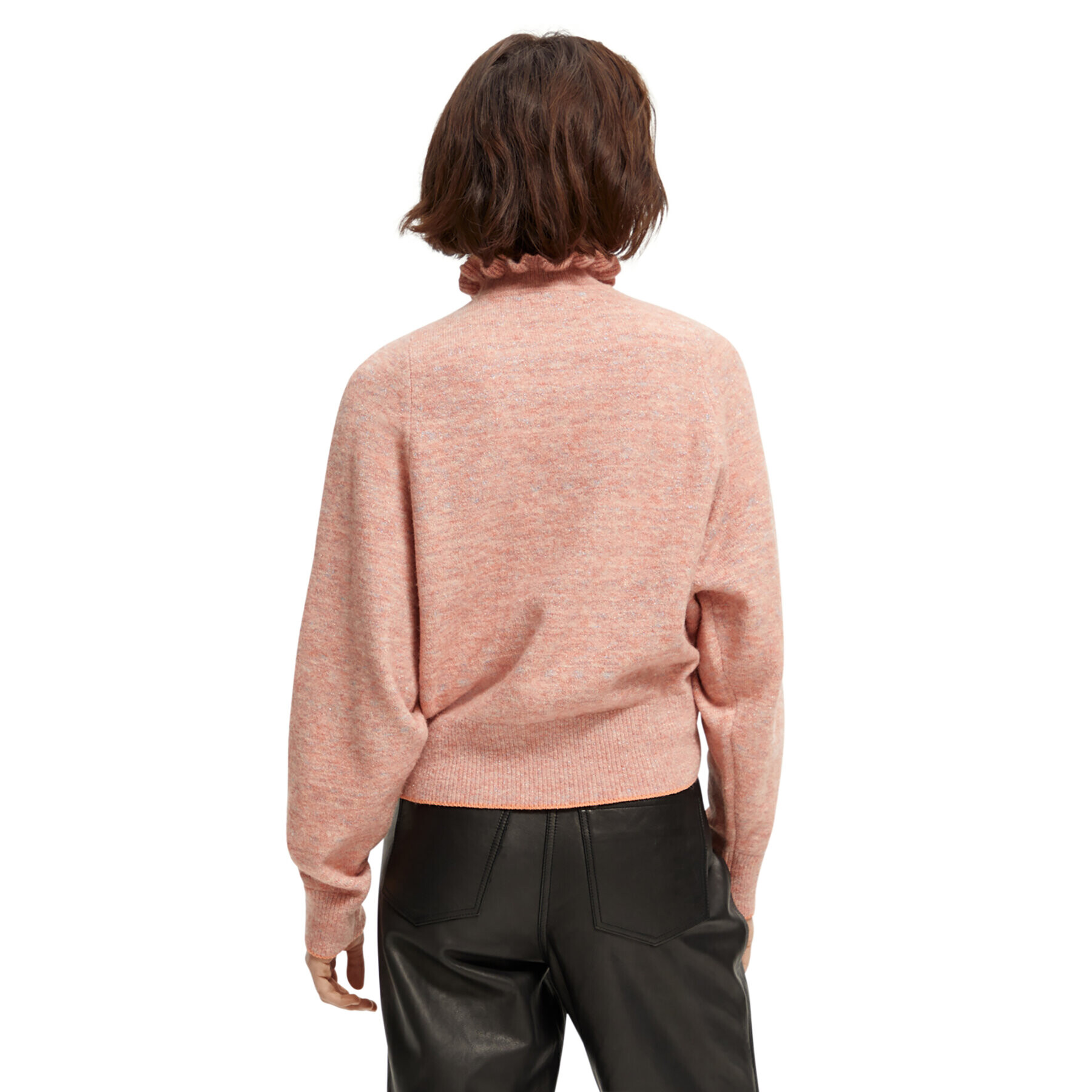 Scotch & Soda Поло 168904 Розов Relaxed Fit - Pepit.bg