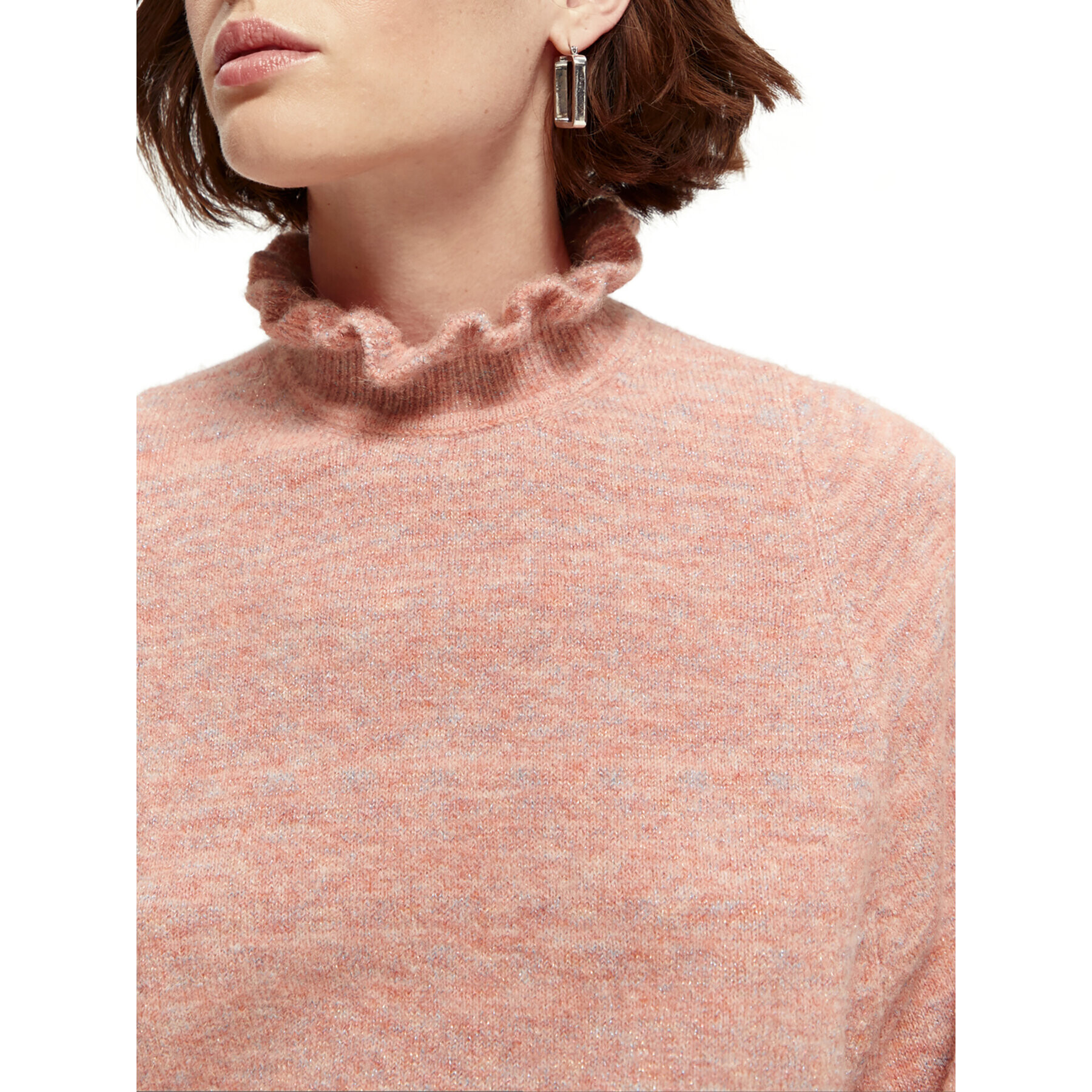 Scotch & Soda Поло 168904 Розов Relaxed Fit - Pepit.bg