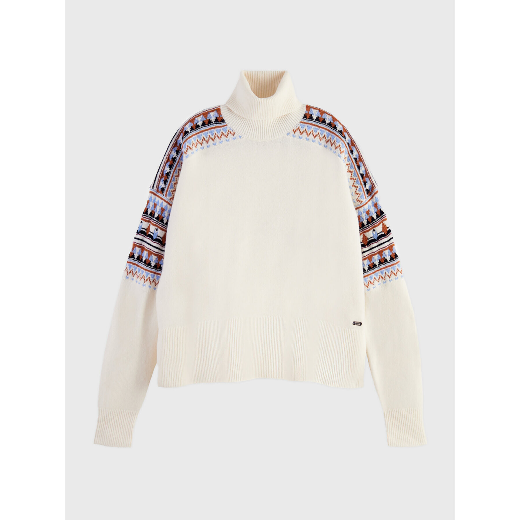 Scotch & Soda Поло 169424 Екрю Relaxed Fit - Pepit.bg