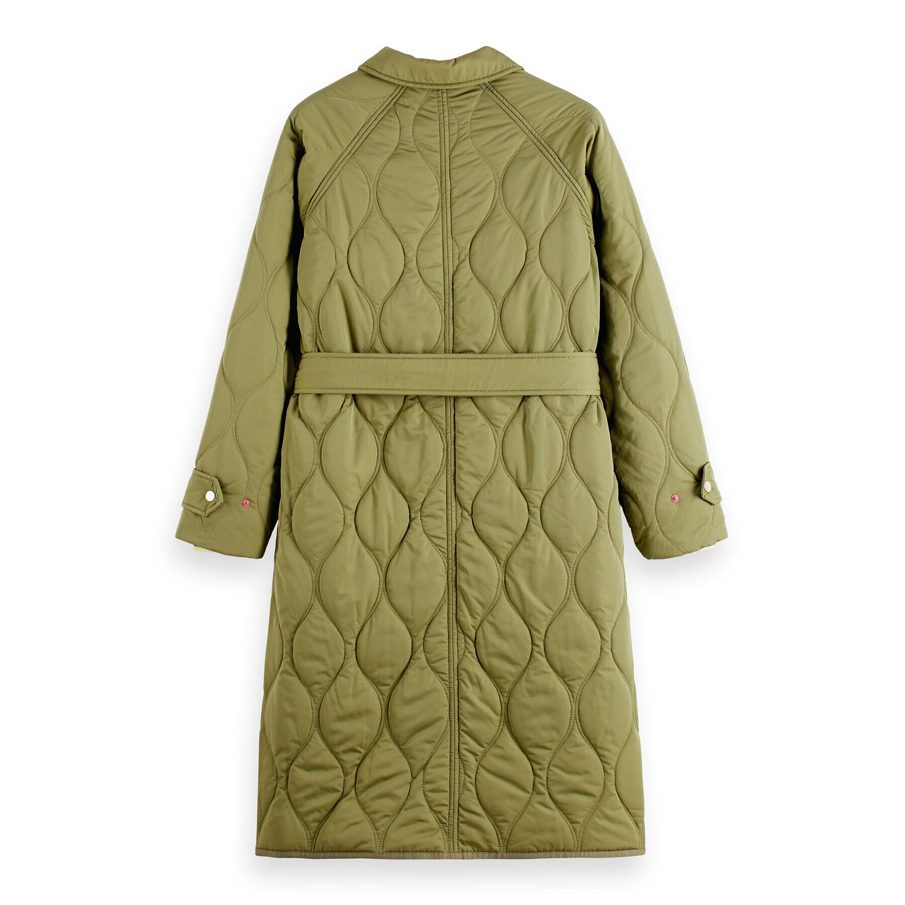 Scotch & Soda Пухено яке 167009 Зелен Regular Fit - Pepit.bg