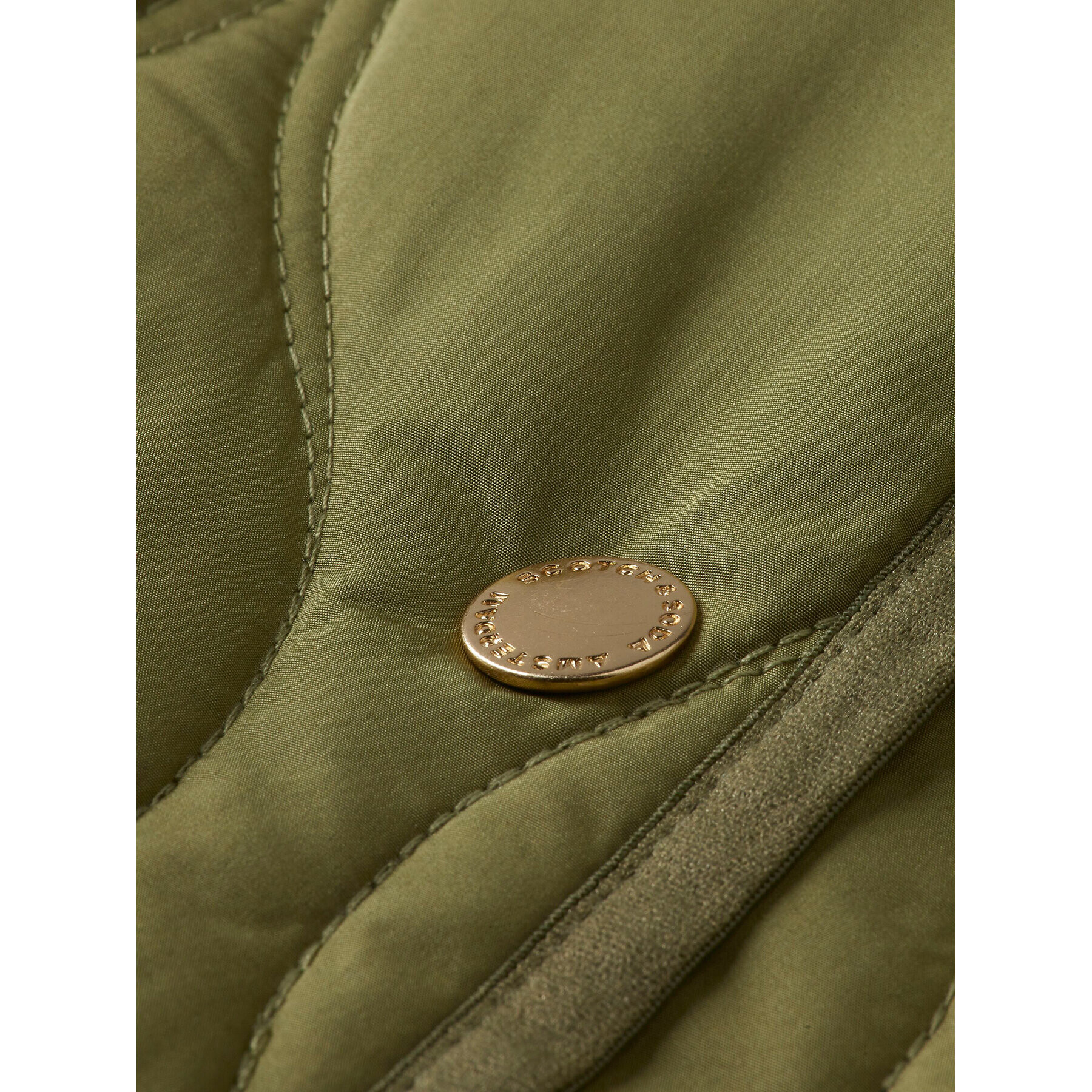 Scotch & Soda Пухено яке 167009 Зелен Regular Fit - Pepit.bg