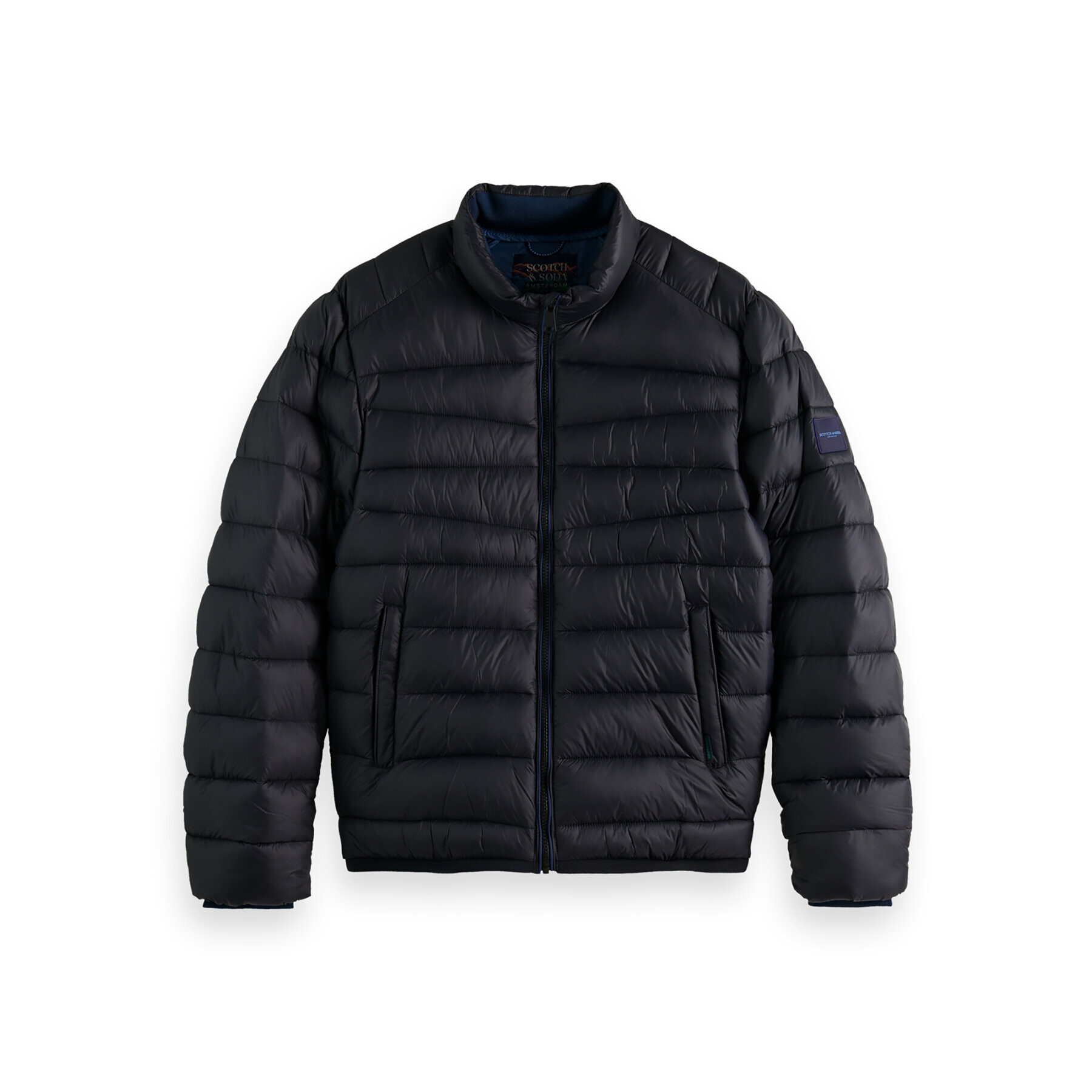 Scotch & Soda Пухено яке 169098 Черен Regular Fit - Pepit.bg