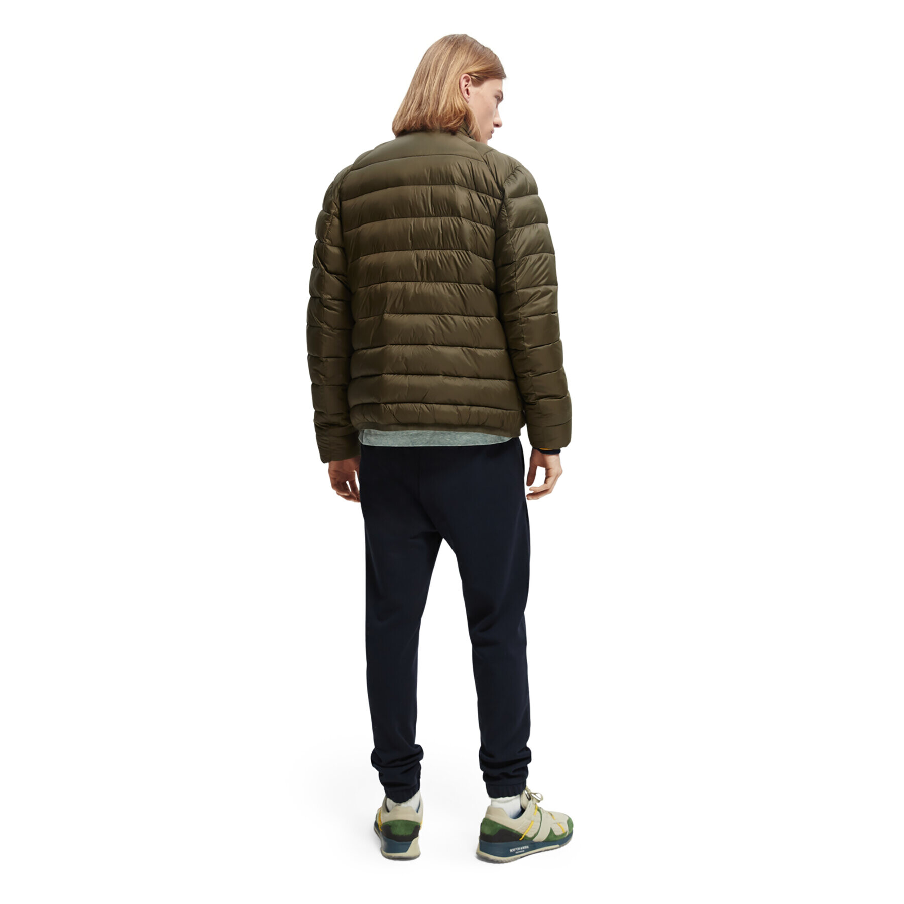 Scotch & Soda Пухено яке 169098 Каки Regular Fit - Pepit.bg
