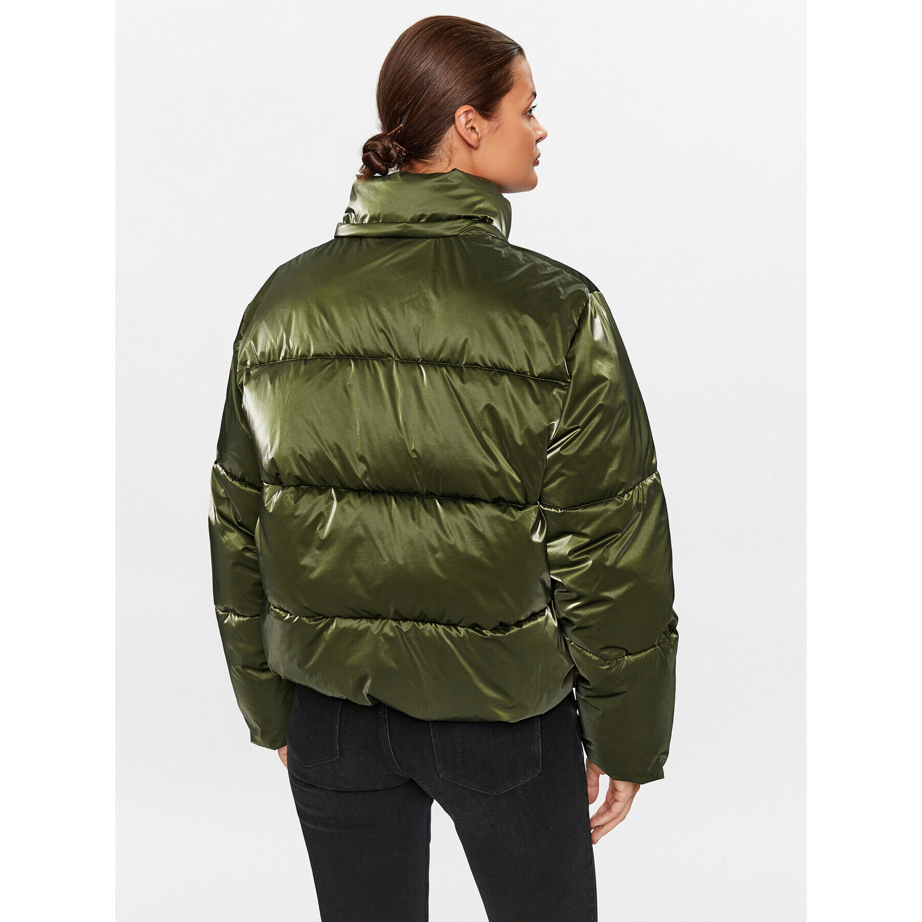 Scotch & Soda Пухено яке 169404 Зелен Regular Fit - Pepit.bg