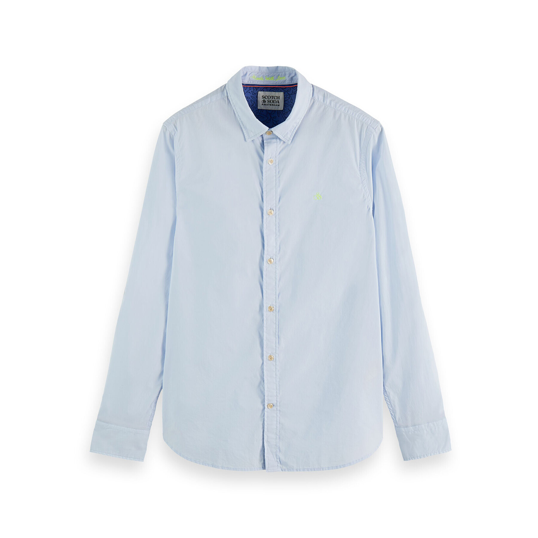 Scotch & Soda Риза 168647 Син Regular Fit - Pepit.bg