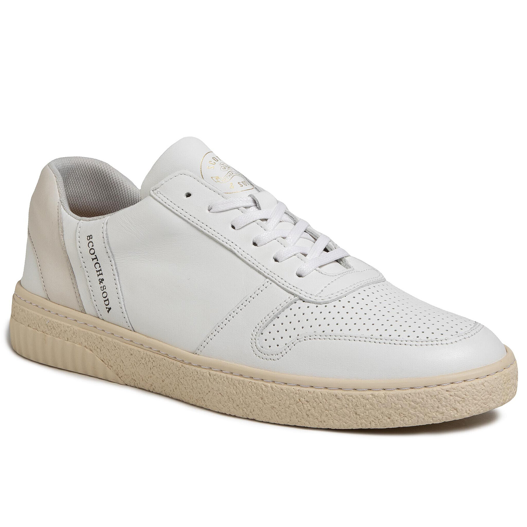 Scotch & Soda Сникърси Brilliant 20831641 Бял - Pepit.bg