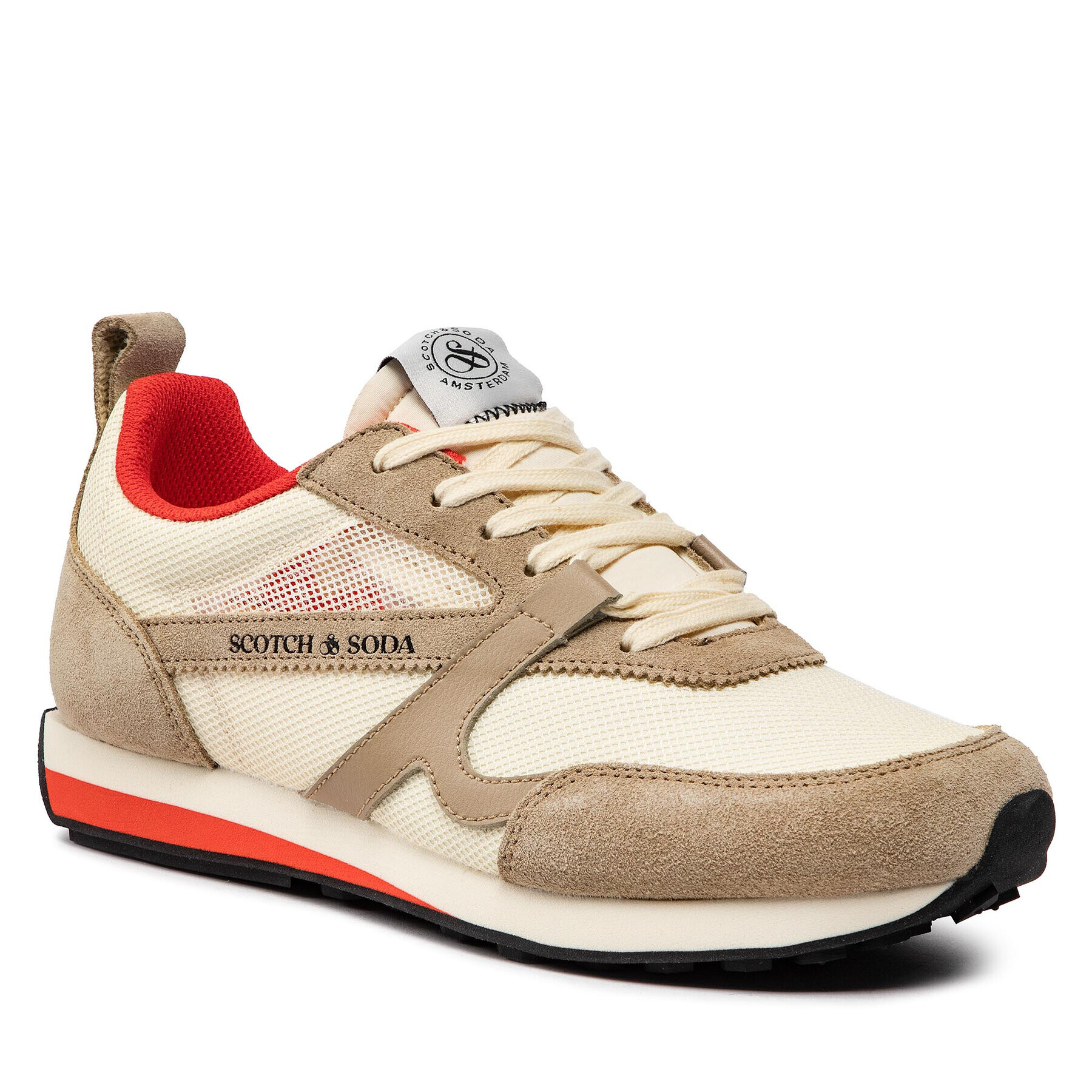 Scotch & Soda Сникърси Dimmet 24837906 Бежов - Pepit.bg