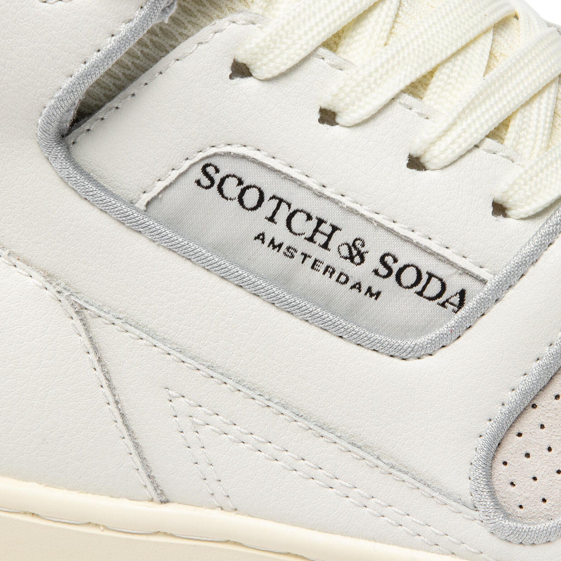 Scotch & Soda Сникърси New Cup 24833926 Бял - Pepit.bg