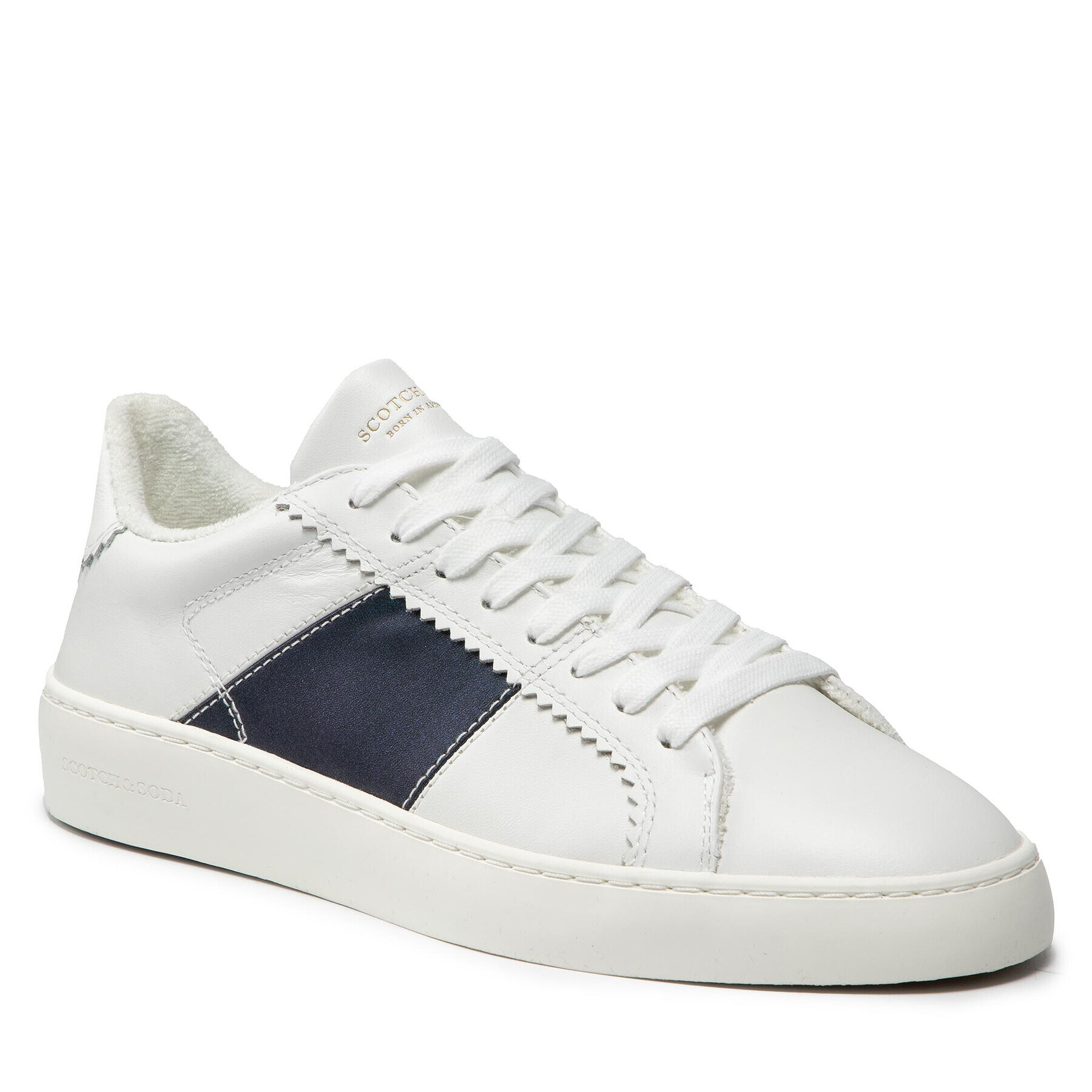 Scotch & Soda Сникърси Plakka 2.0 23831401 Бял - Pepit.bg