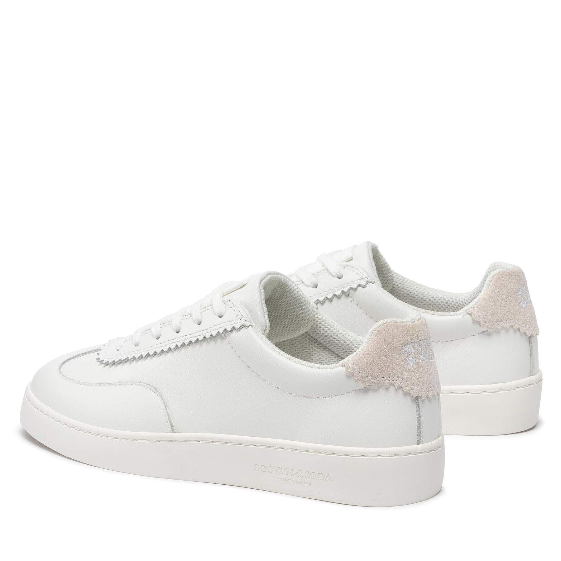 Scotch & Soda Сникърси Plakka W 24731054 Бял - Pepit.bg