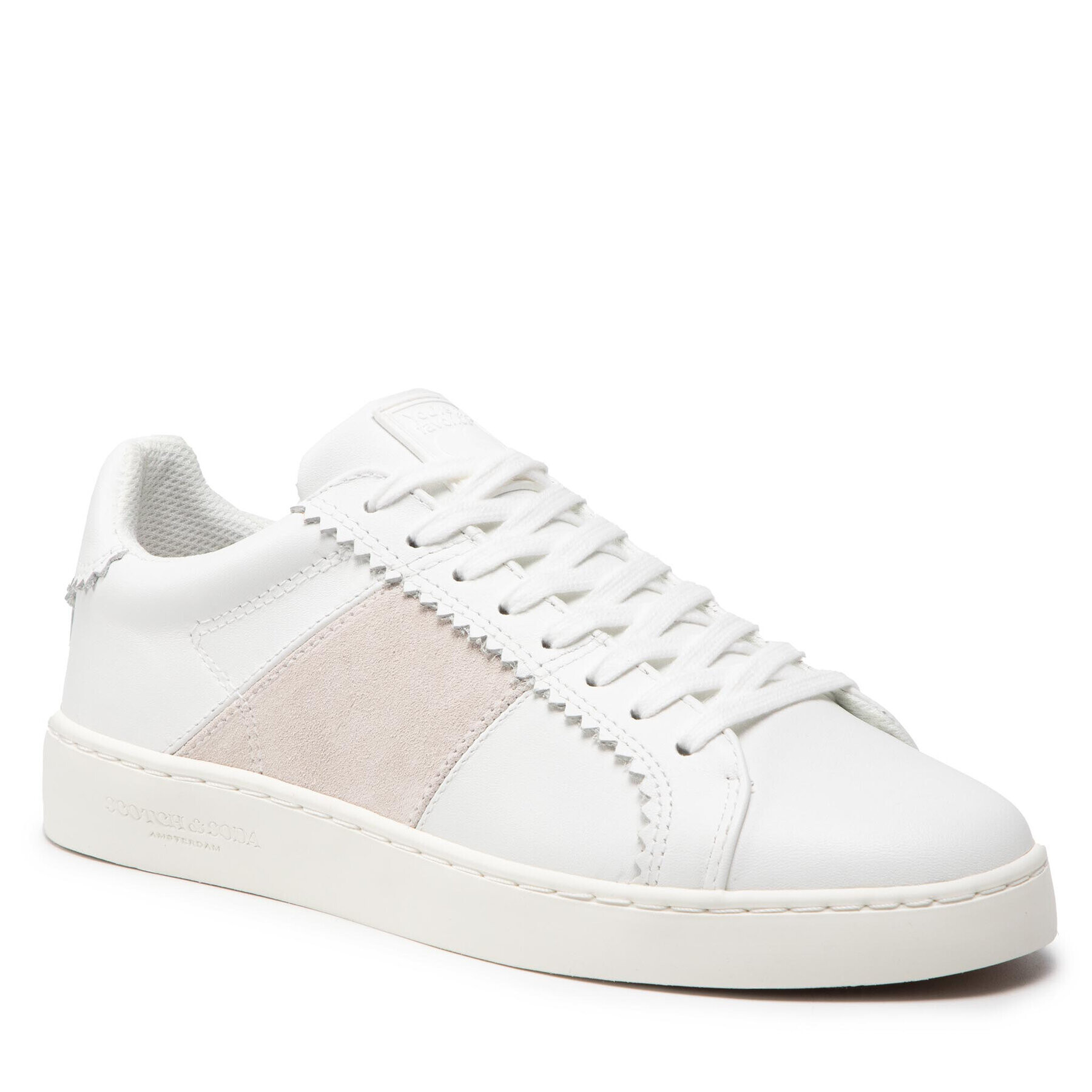 Scotch & Soda Сникърси Plakka W 24731619 Бял - Pepit.bg