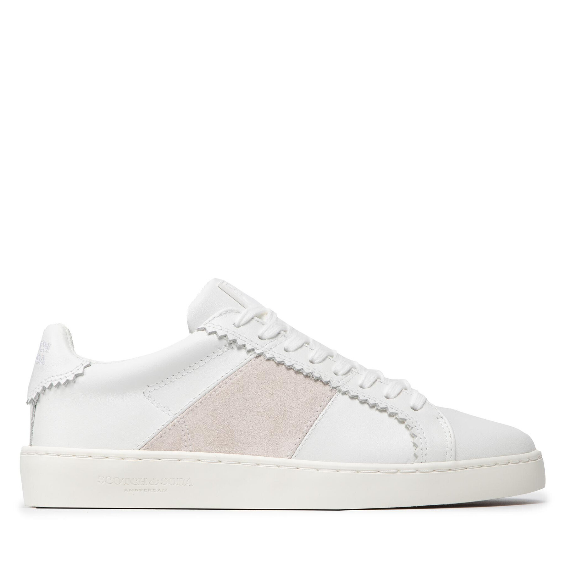 Scotch & Soda Сникърси Plakka W 24731619 Бял - Pepit.bg