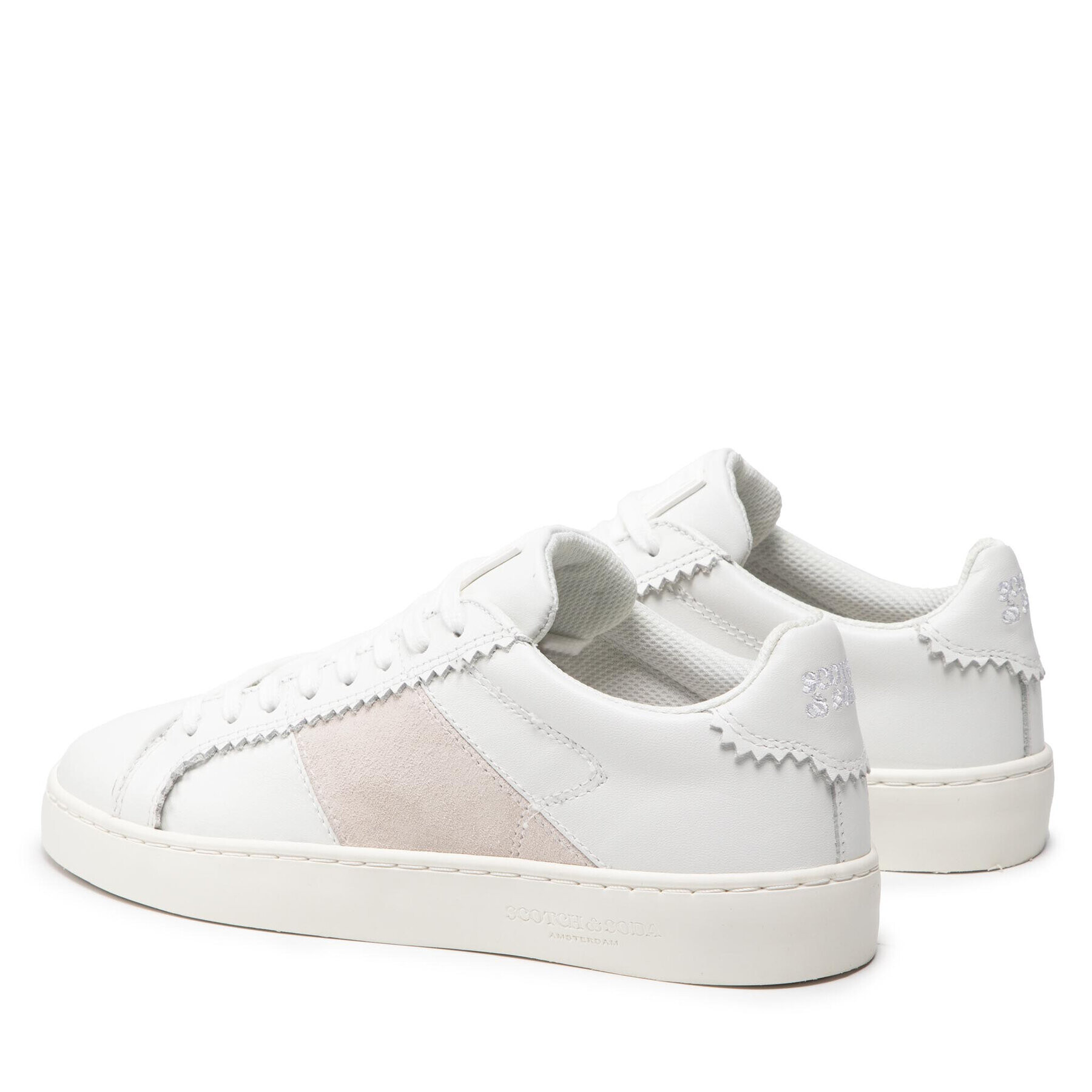 Scotch & Soda Сникърси Plakka W 24731619 Бял - Pepit.bg