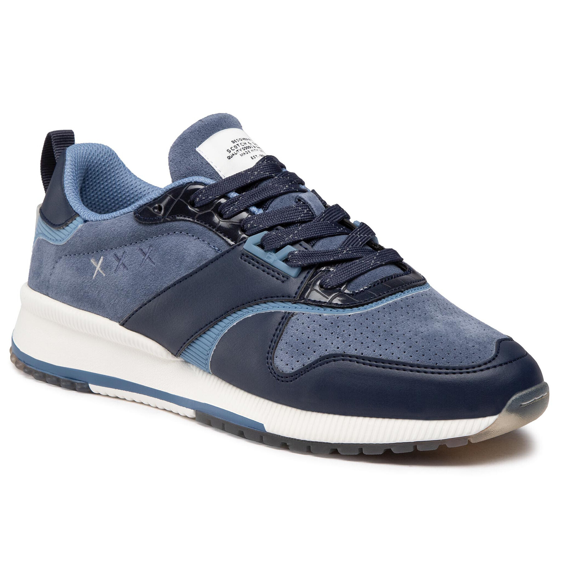 Scotch & Soda Сникърси Vivex 21831218 Син - Pepit.bg