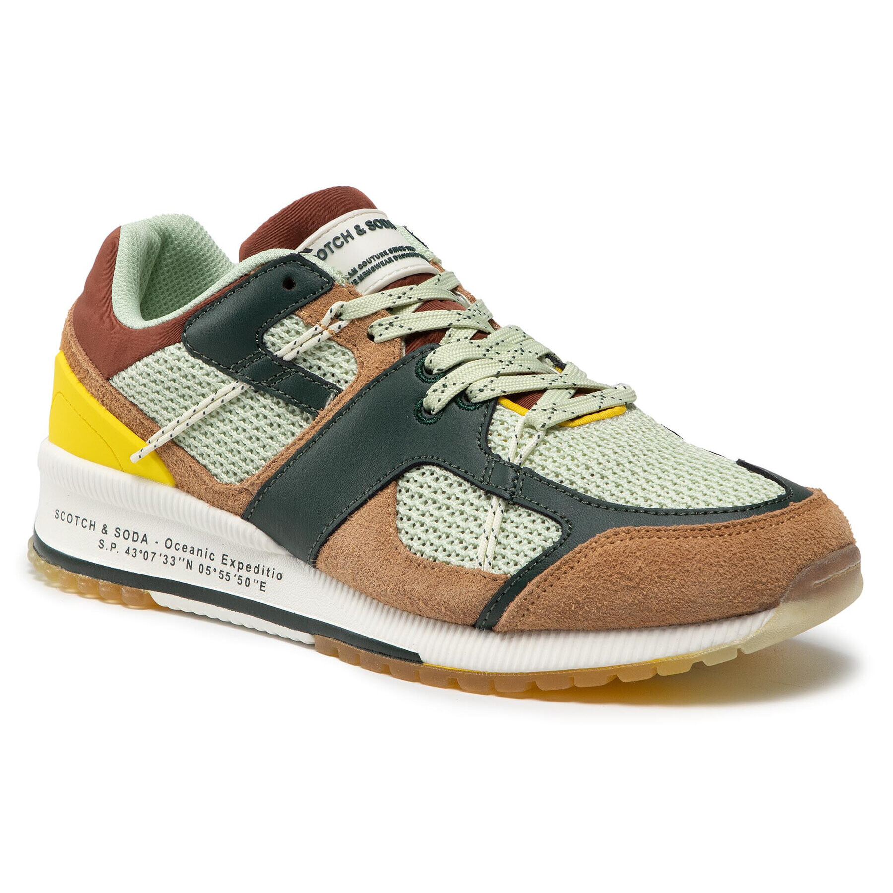 Scotch & Soda Сникърси Vivex 22839772 Зелен - Pepit.bg
