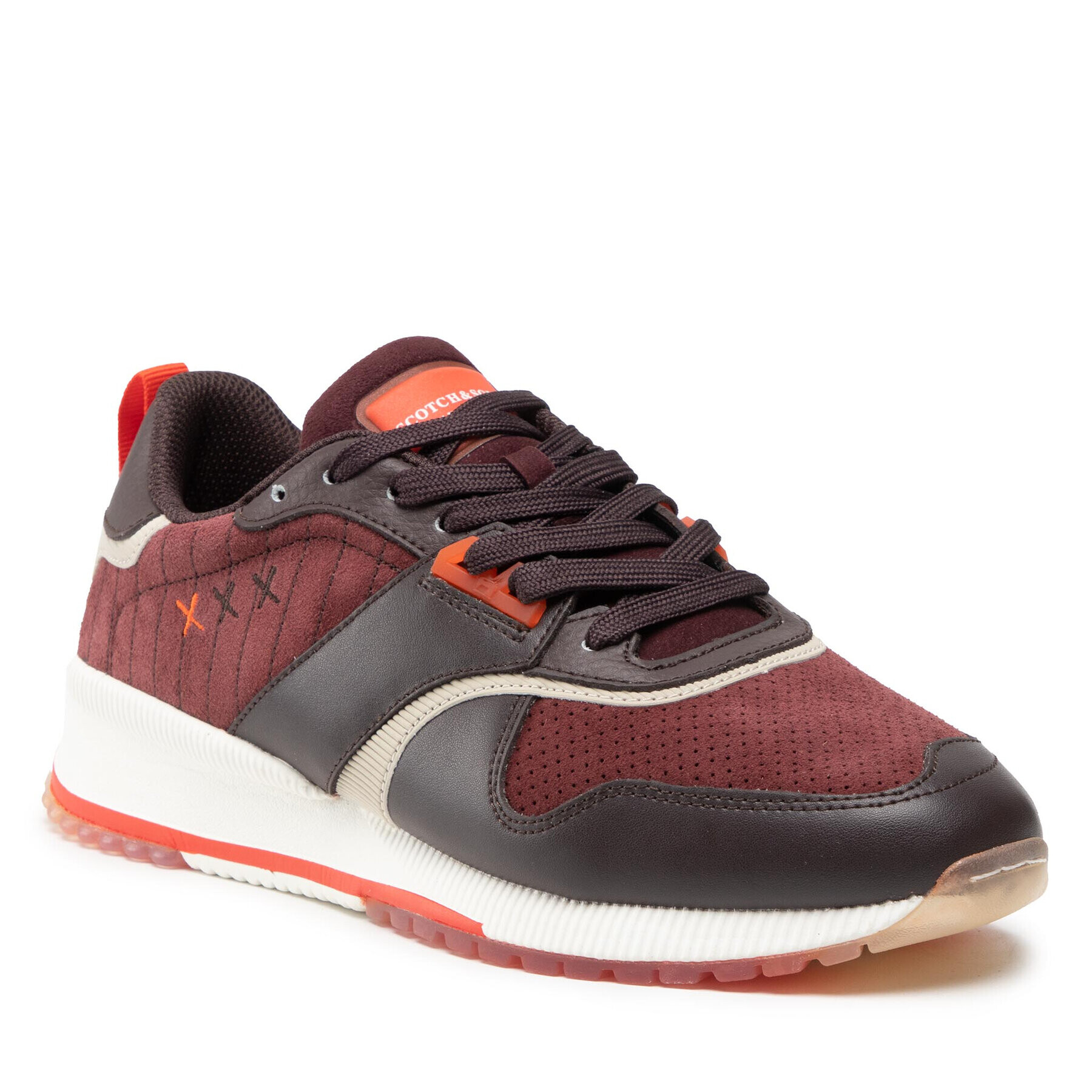 Scotch & Soda Сникърси Vivex 23831413 Бордо - Pepit.bg
