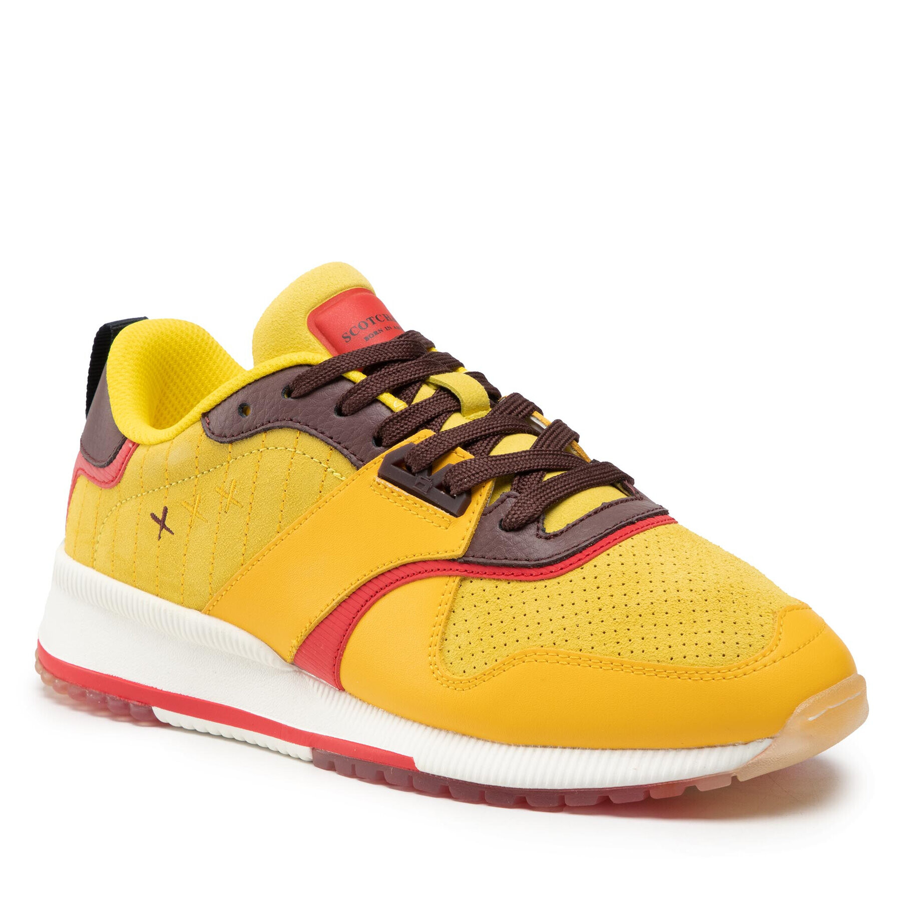 Scotch & Soda Сникърси Vivex 23831413 Жълт - Pepit.bg