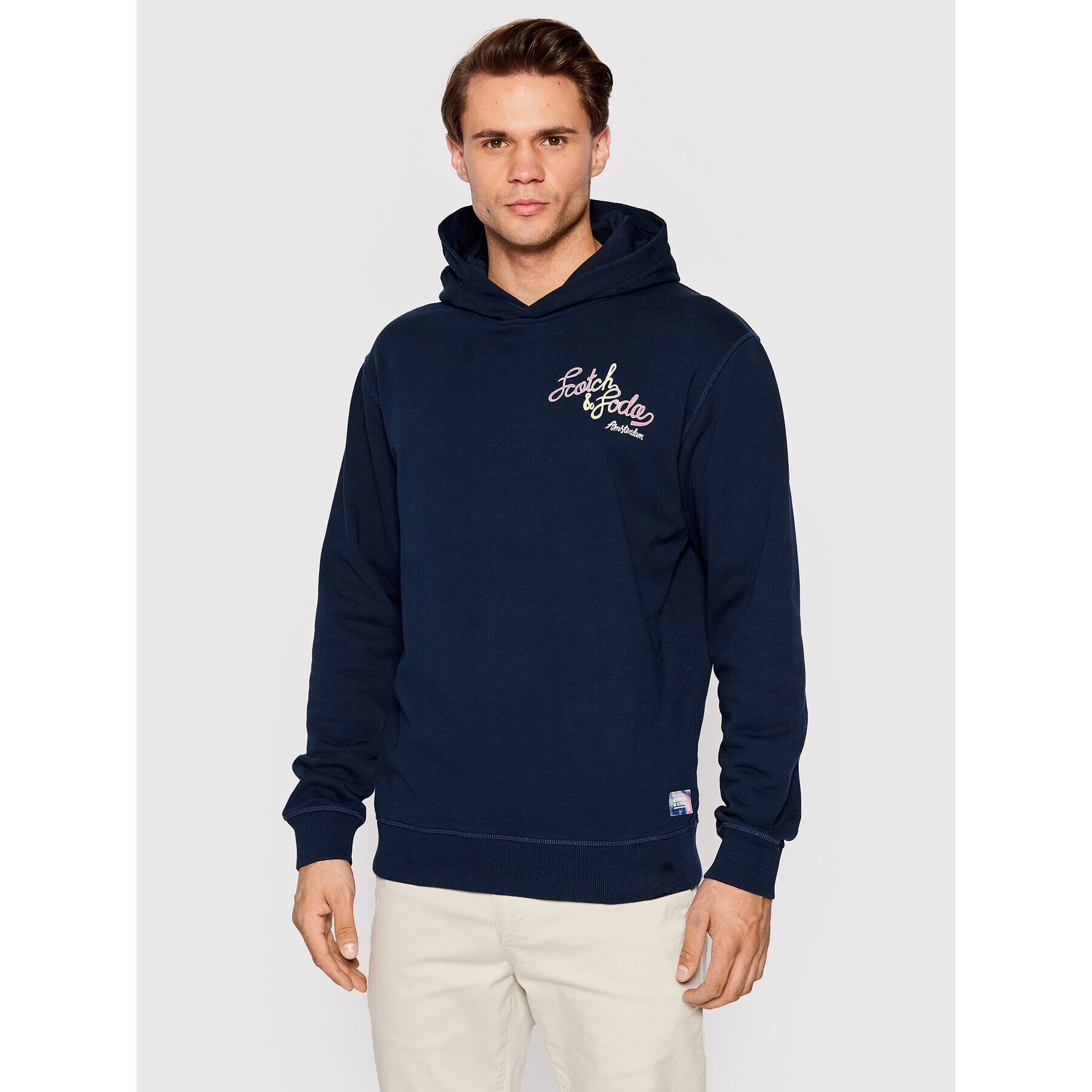 Scotch & Soda Суитшърт 167226 Тъмносин Regular Fit - Pepit.bg