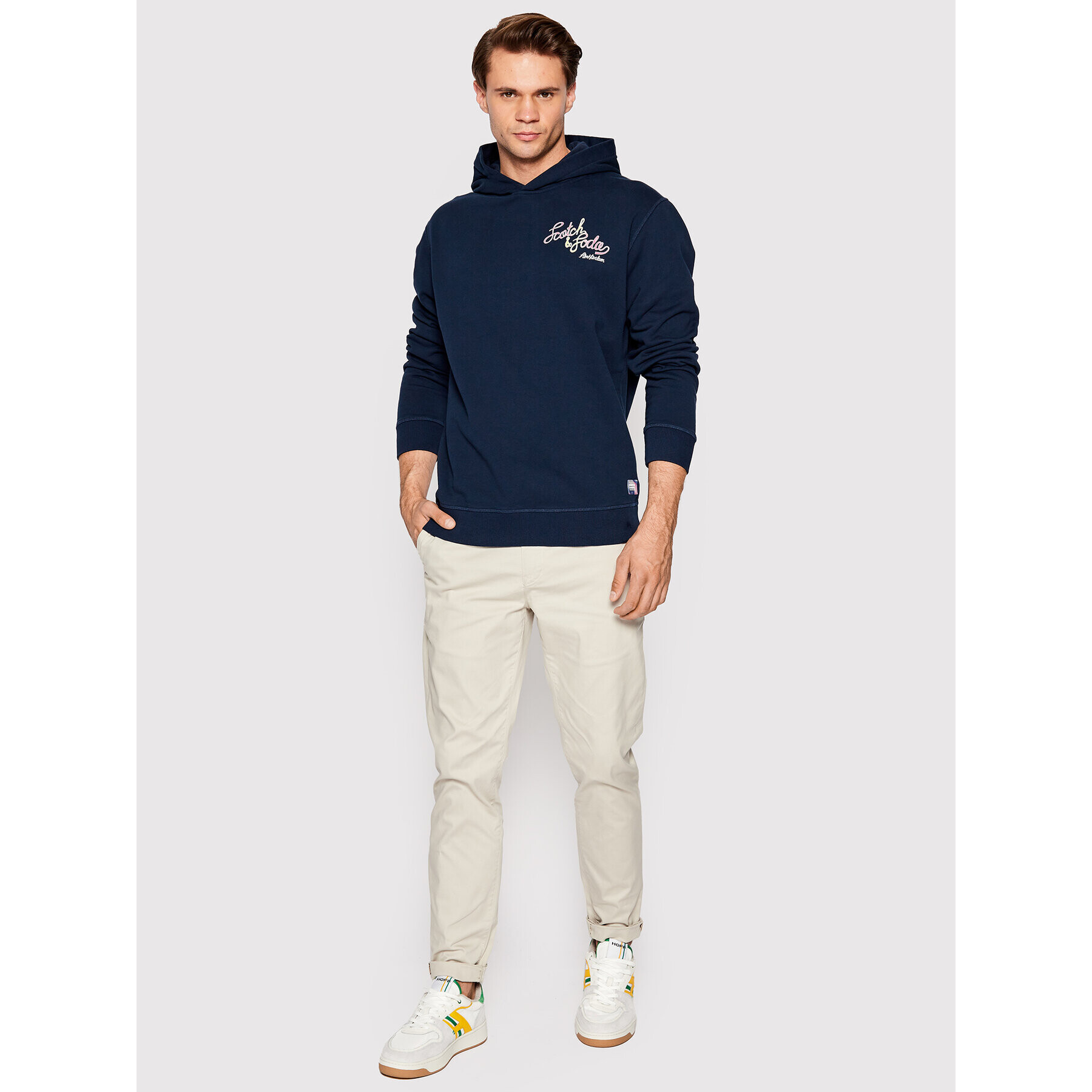 Scotch & Soda Суитшърт 167226 Тъмносин Regular Fit - Pepit.bg