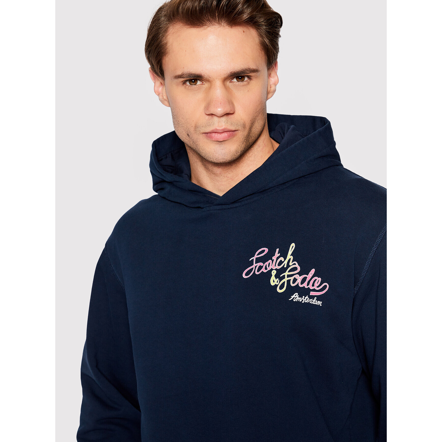 Scotch & Soda Суитшърт 167226 Тъмносин Regular Fit - Pepit.bg