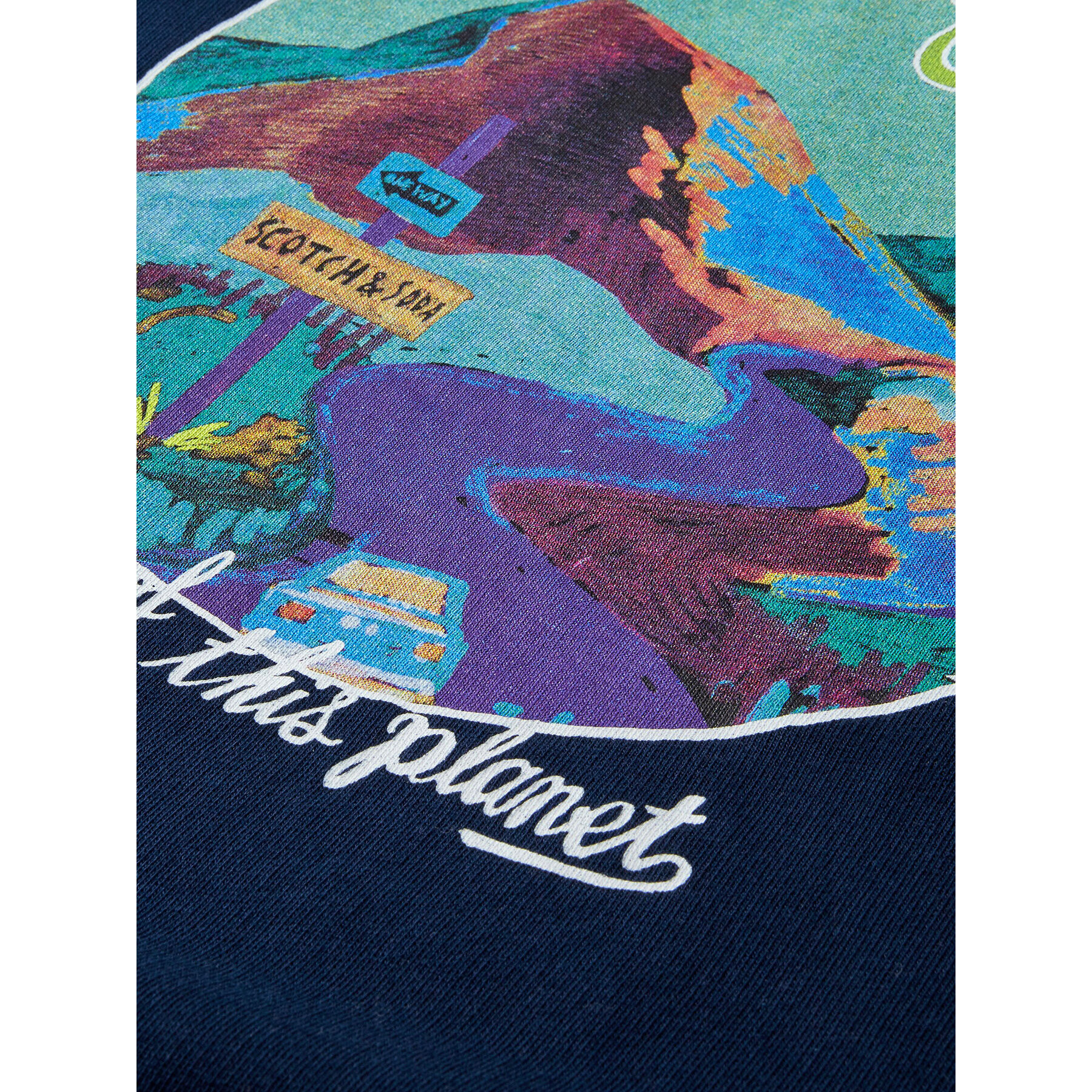 Scotch & Soda Суитшърт 167226 Тъмносин Regular Fit - Pepit.bg