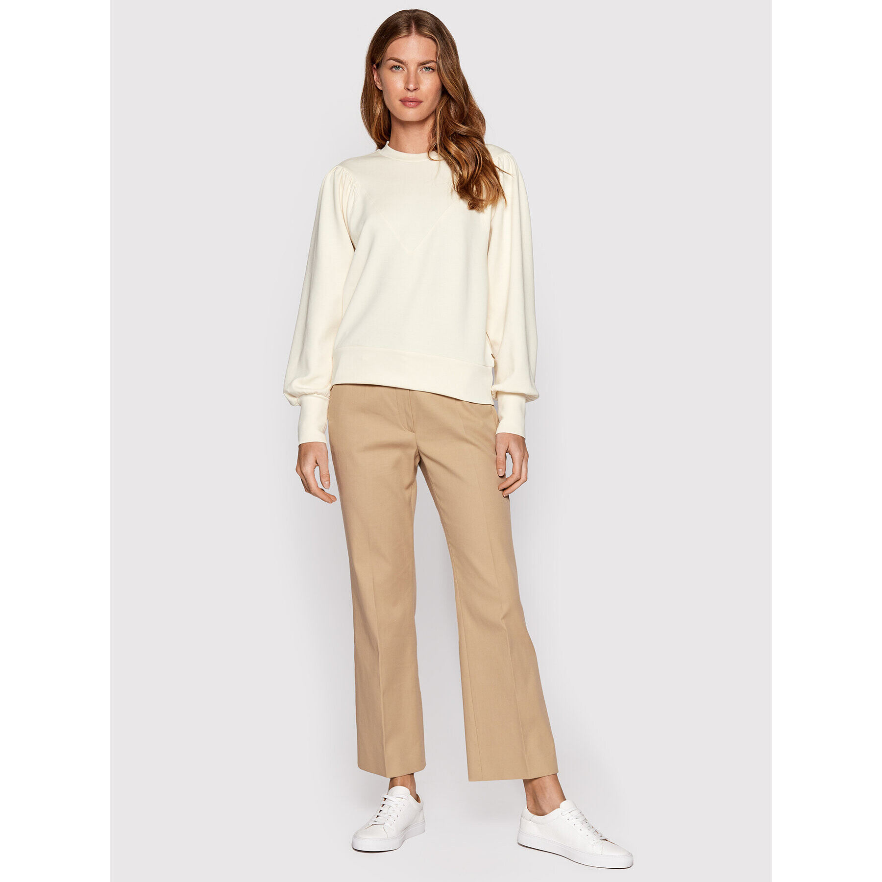 Scotch & Soda Суитшърт 168660 Бежов Loose Fit - Pepit.bg
