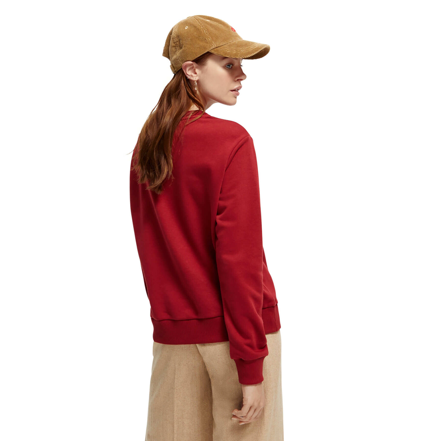 Scotch & Soda Суитшърт 168835 Червен Regular Fit - Pepit.bg