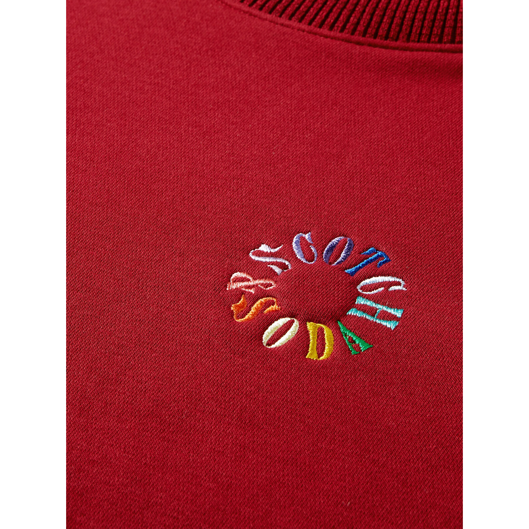 Scotch & Soda Суитшърт 168835 Червен Regular Fit - Pepit.bg
