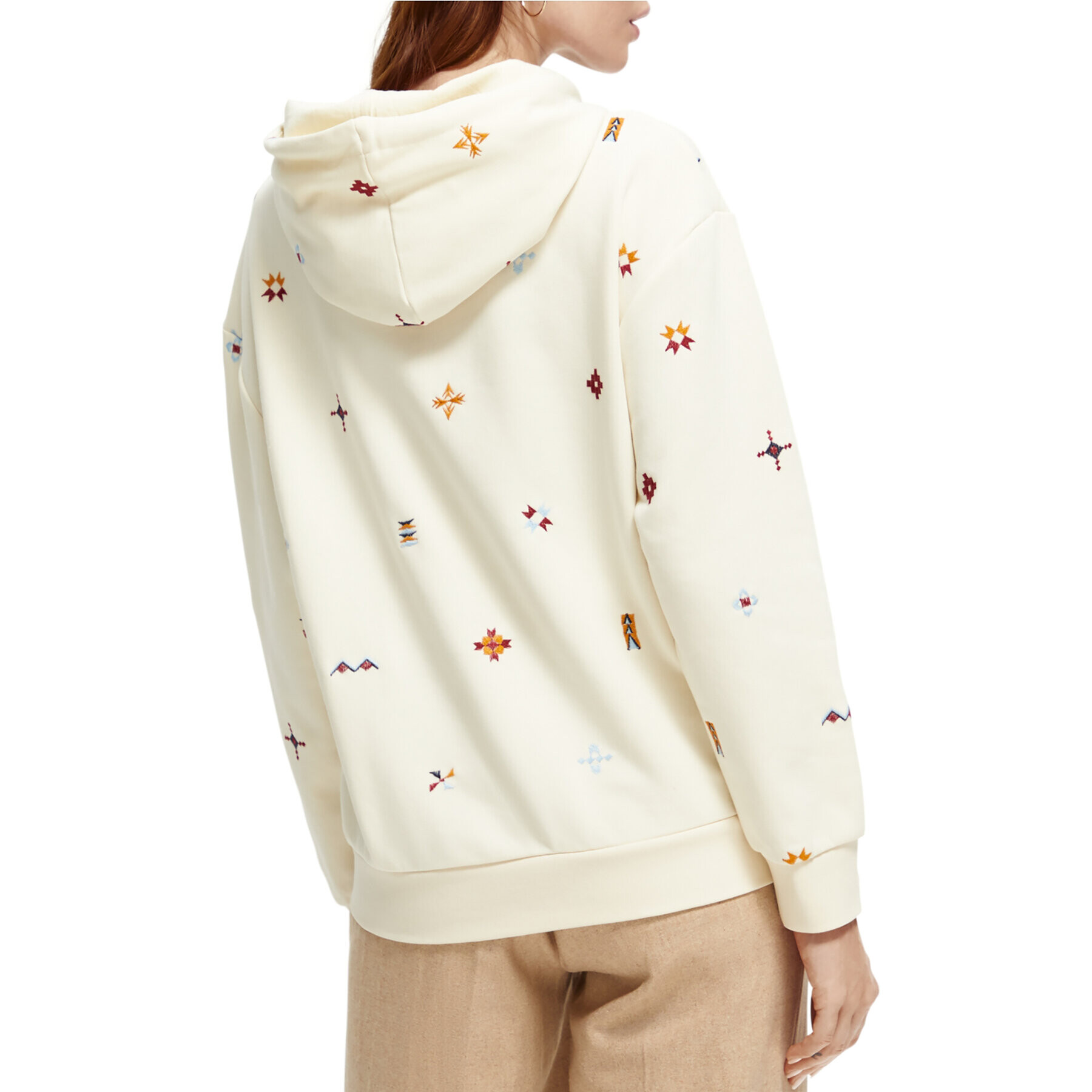Scotch & Soda Суитшърт 168844 Екрю Relaxed Fit - Pepit.bg