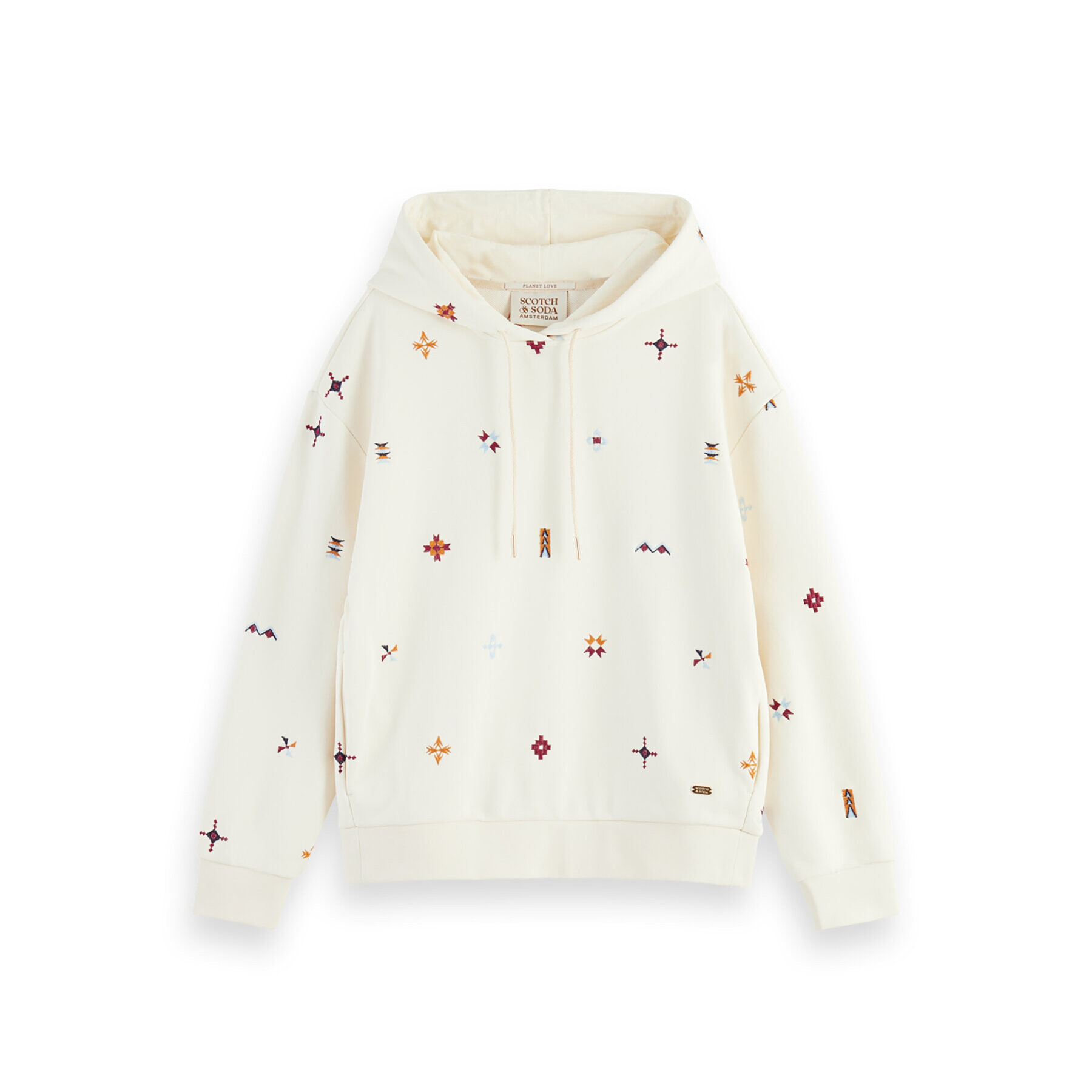 Scotch & Soda Суитшърт 168844 Екрю Relaxed Fit - Pepit.bg