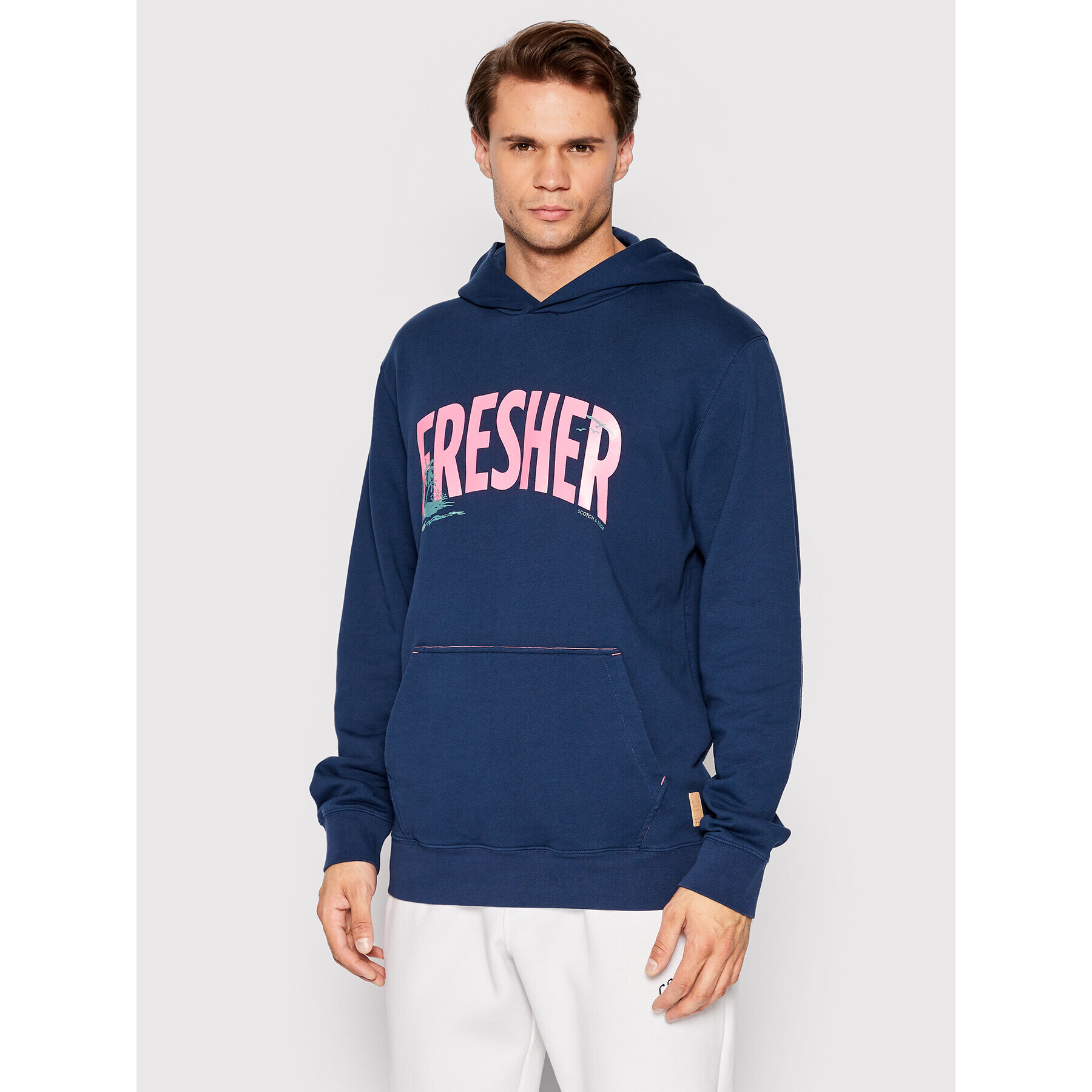 Scotch & Soda Суитшърт 169207 Тъмносин Regular Fit - Pepit.bg