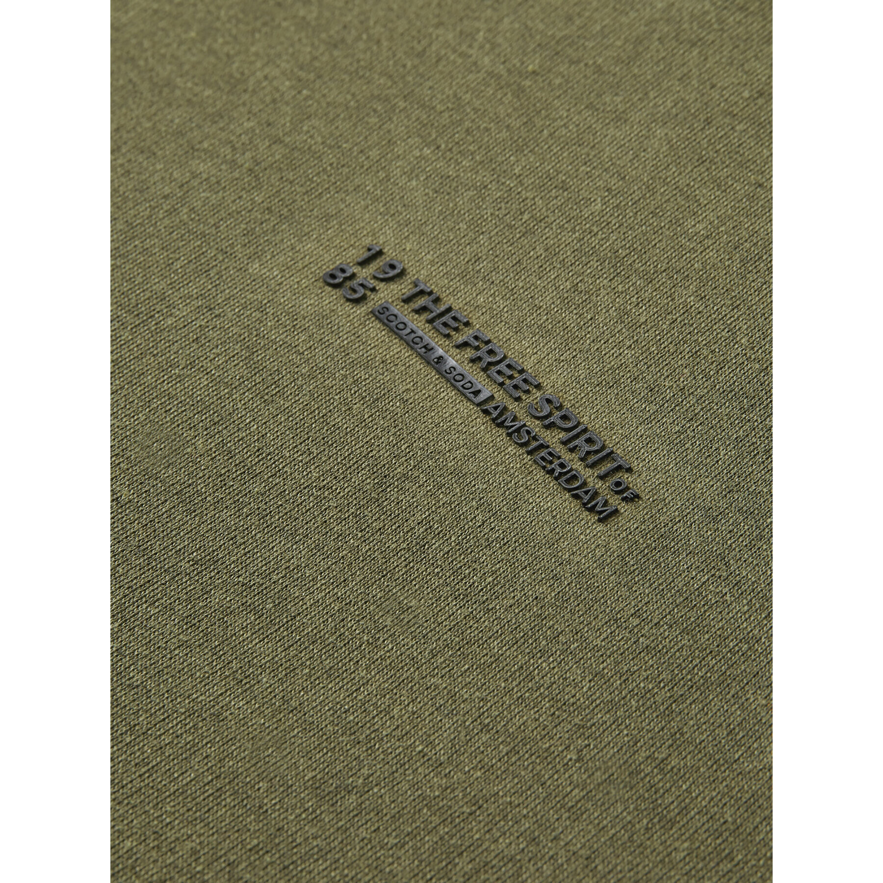 Scotch & Soda Суитшърт 169321 Зелен Relaxed Fit - Pepit.bg